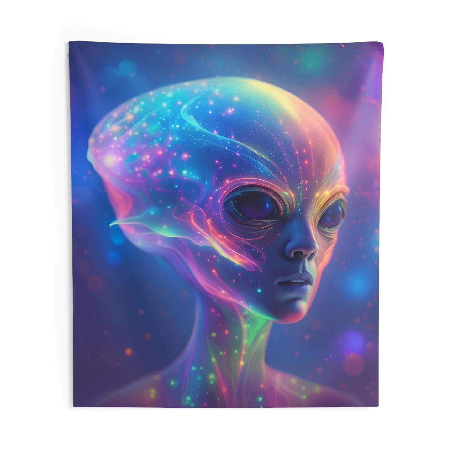 Alien Headz Indoor Wall Tapestry