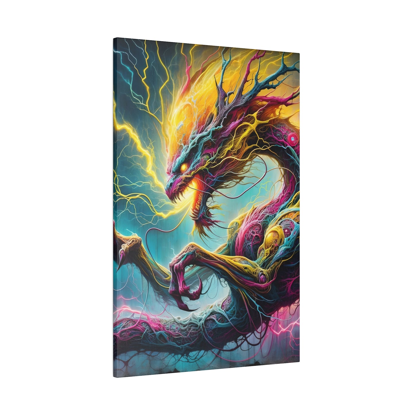 Dragonz Matte Canvas, Stretched, 0.75"