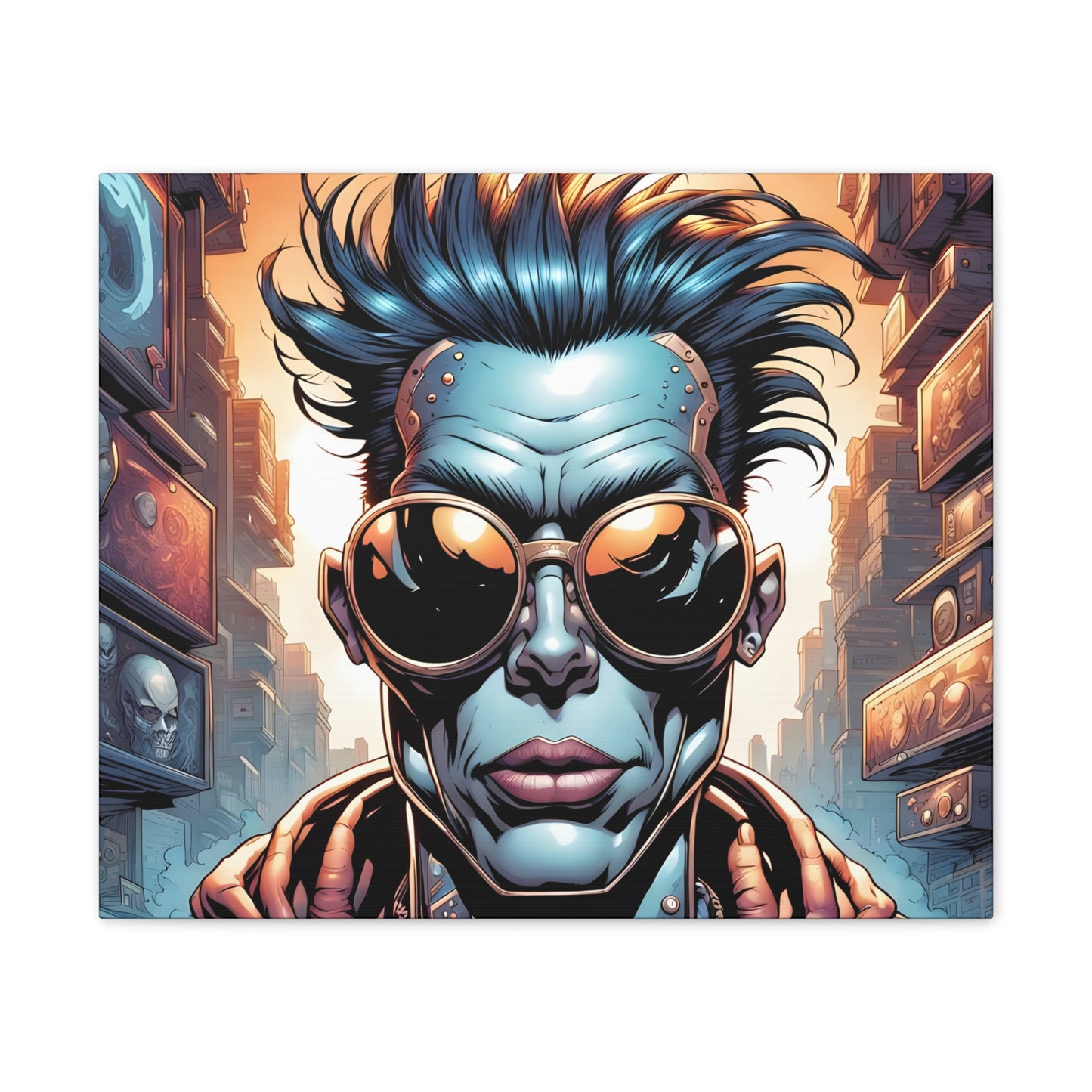 Punkz Canvas Stretched, 0.75"