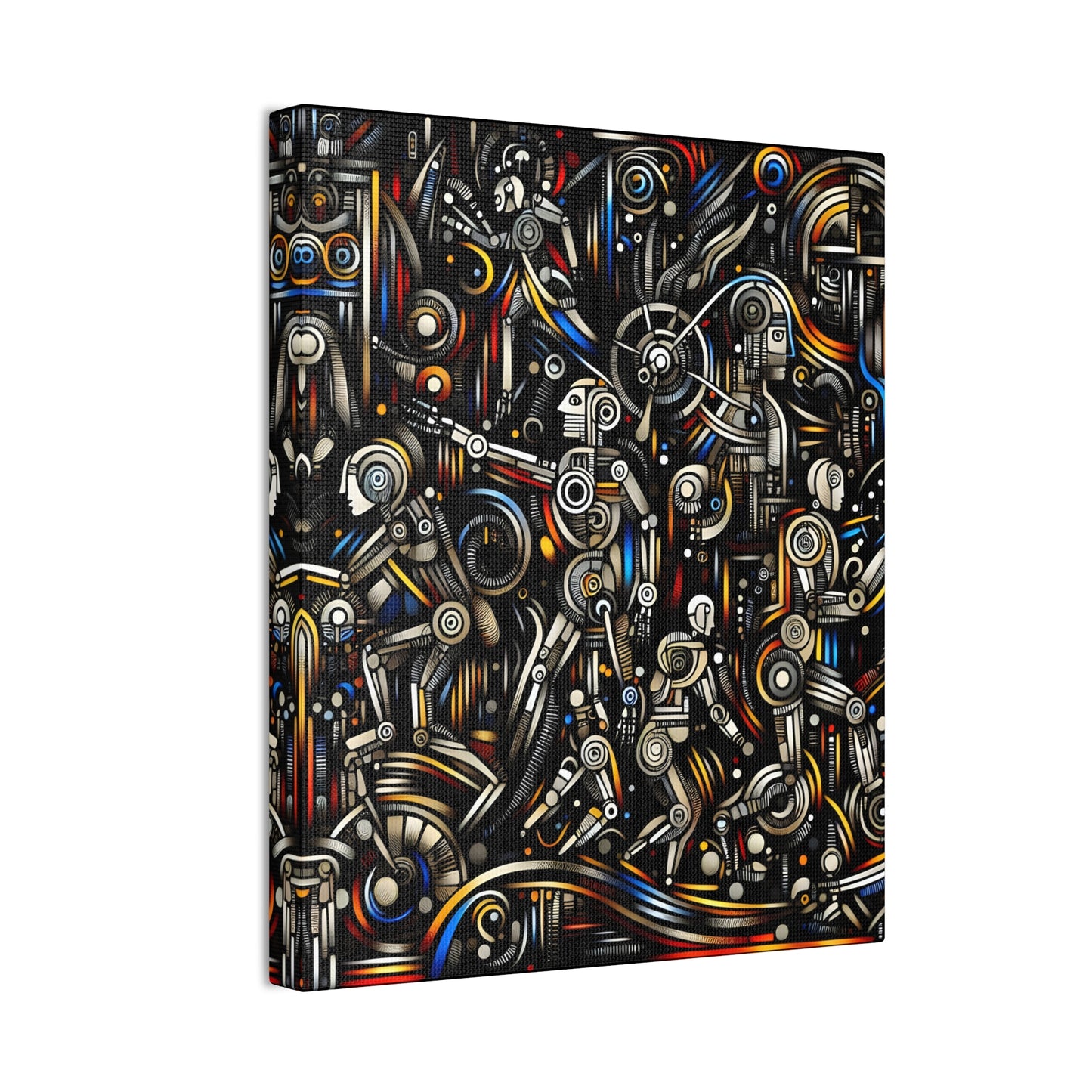 Robotz Canvas Stretched 0.75" Wall Art