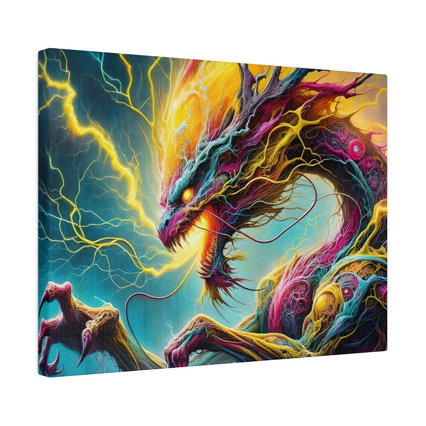 Dragonz Matte Canvas, Stretched, 0.75"