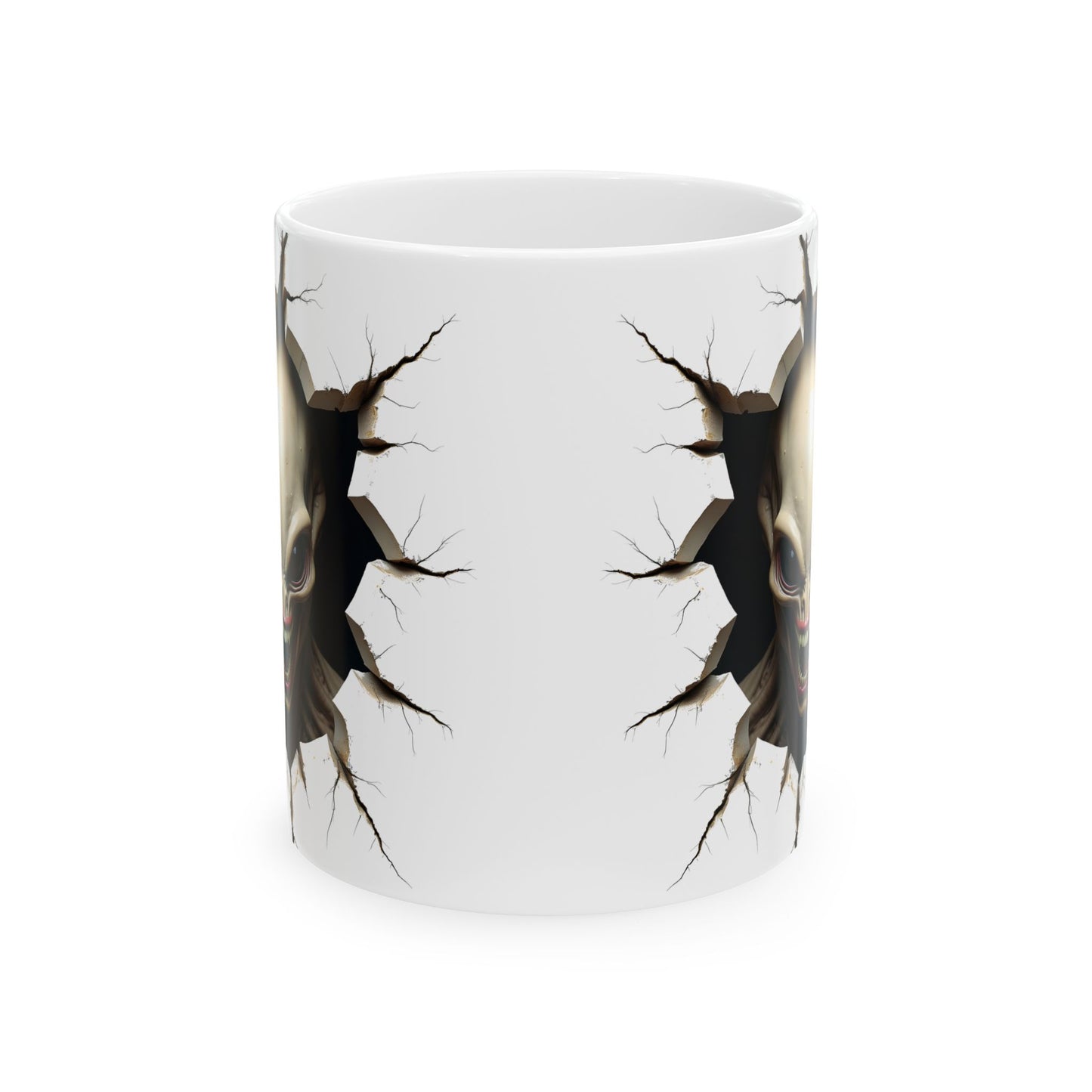 Alien Headz Ceramic Mug - Perfect for Halloween and Coffee Lovers