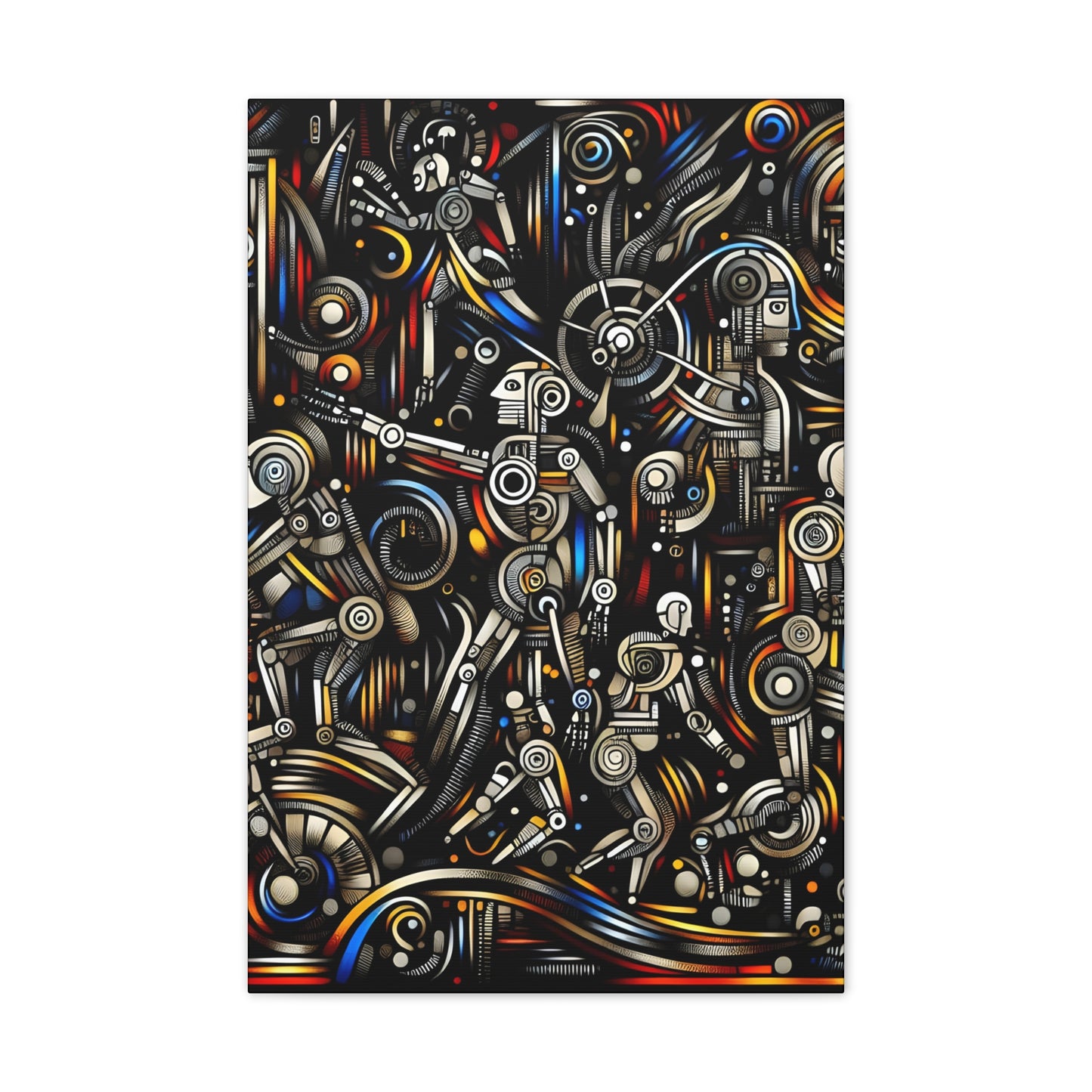 Robotz Canvas Stretched 0.75" Wall Art