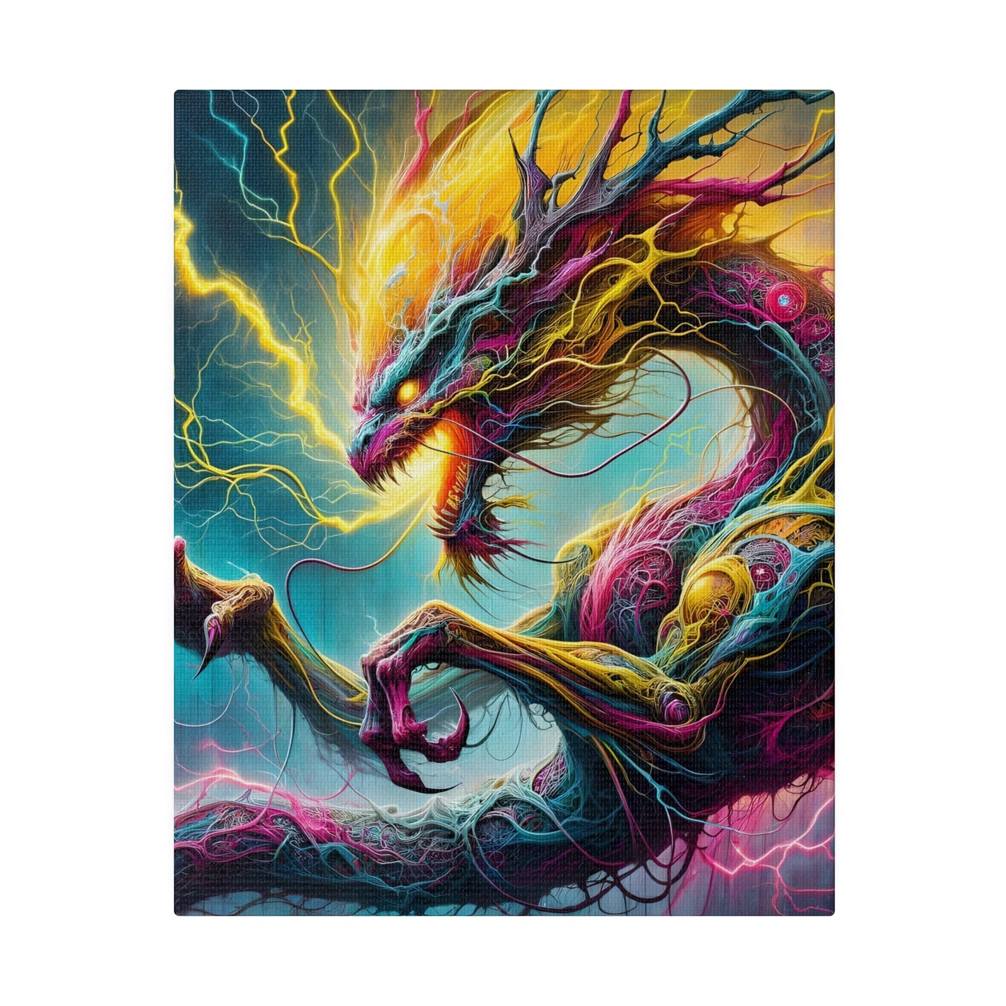 Dragonz Matte Canvas, Stretched, 0.75"
