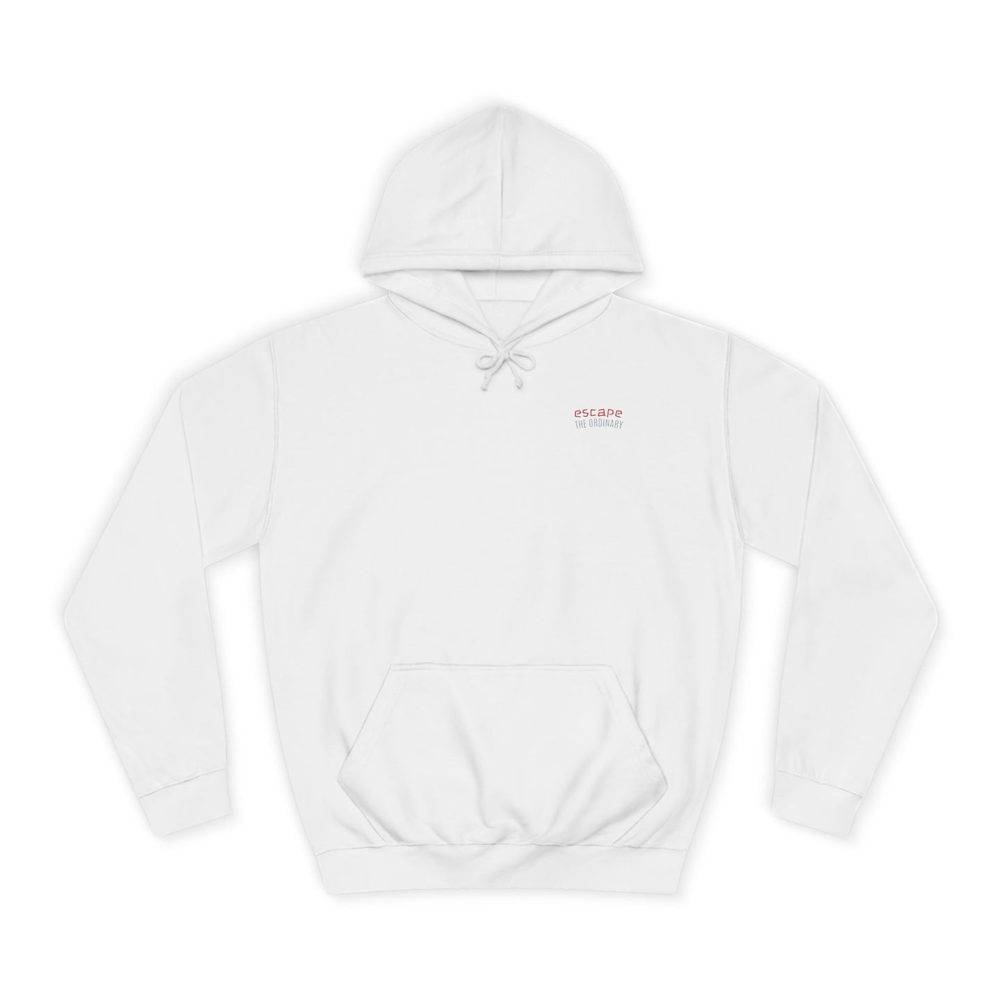 SNRG Unisex Hoodie - Escape The Ordinary, Sweatshirt, Hooded Jacket, Casual Pullover, Trendy Apparel, Outerwear, Hoodie