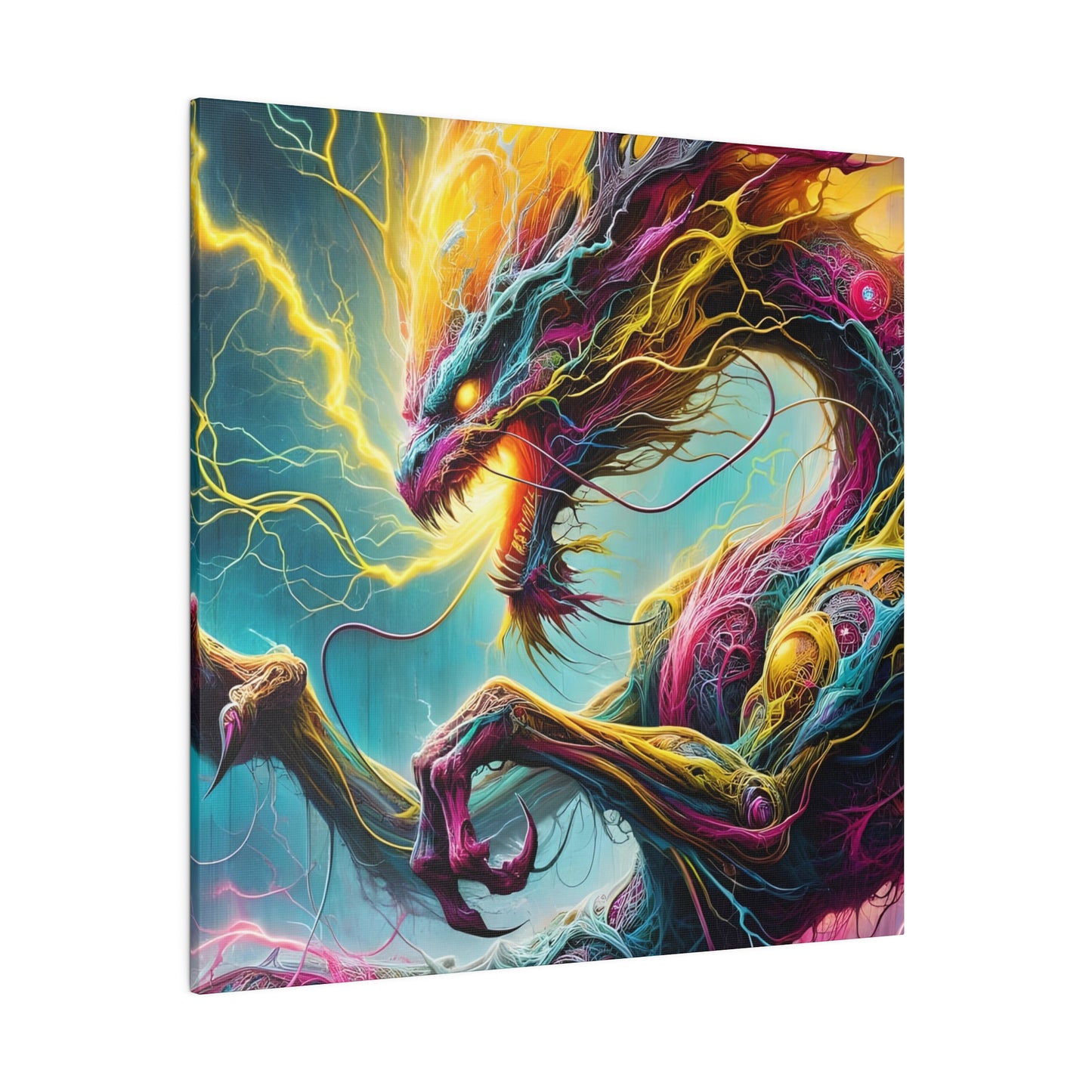 Dragonz Matte Canvas, Stretched, 0.75"