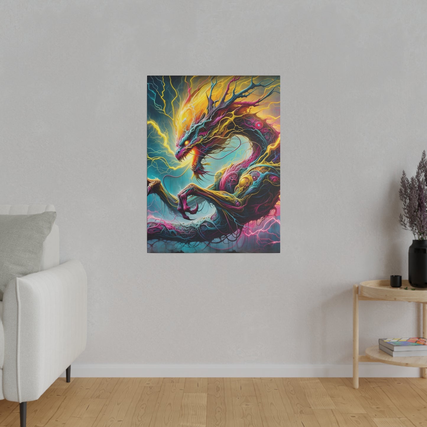 Dragonz Matte Canvas, Stretched, 0.75"