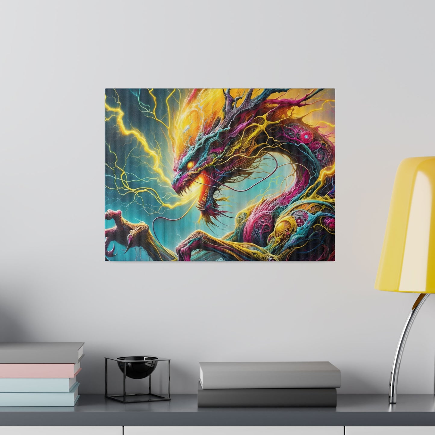 Dragonz Matte Canvas, Stretched, 0.75"