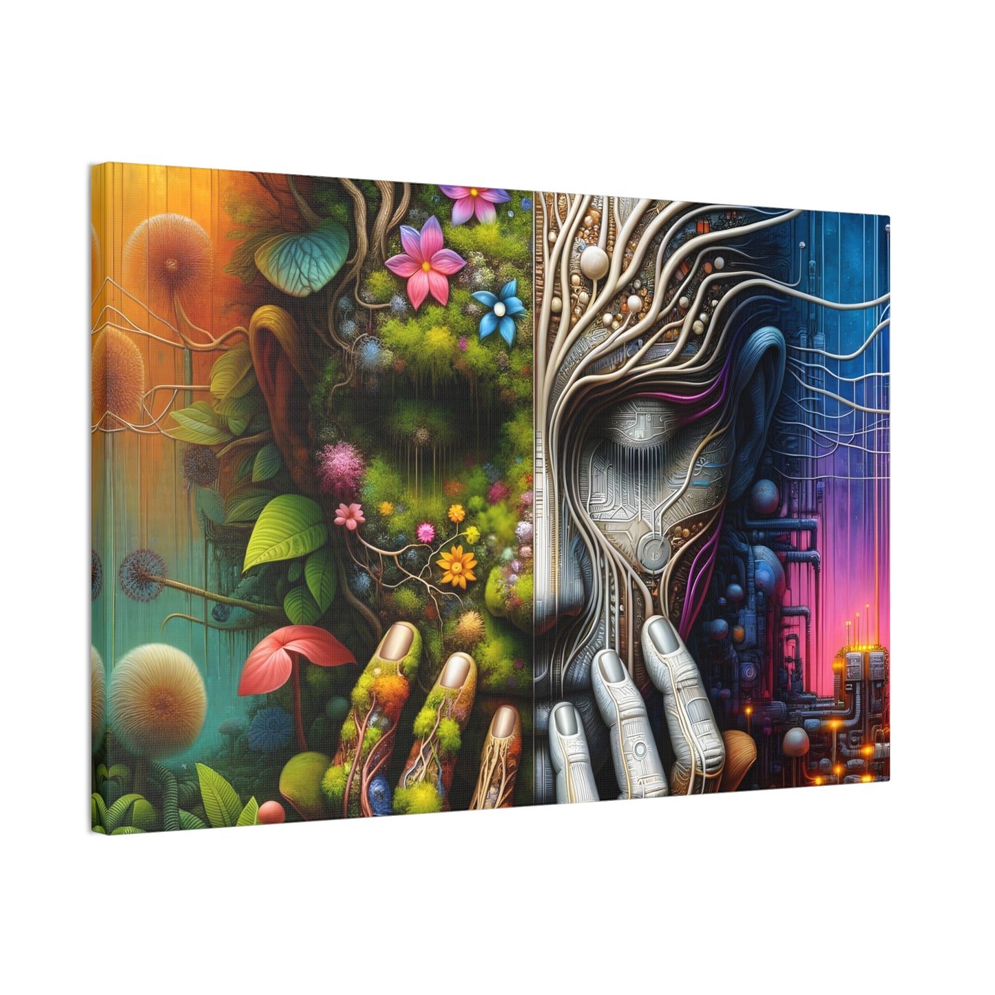 Duality Canvas Art - Stunning Stretched Wall Decor