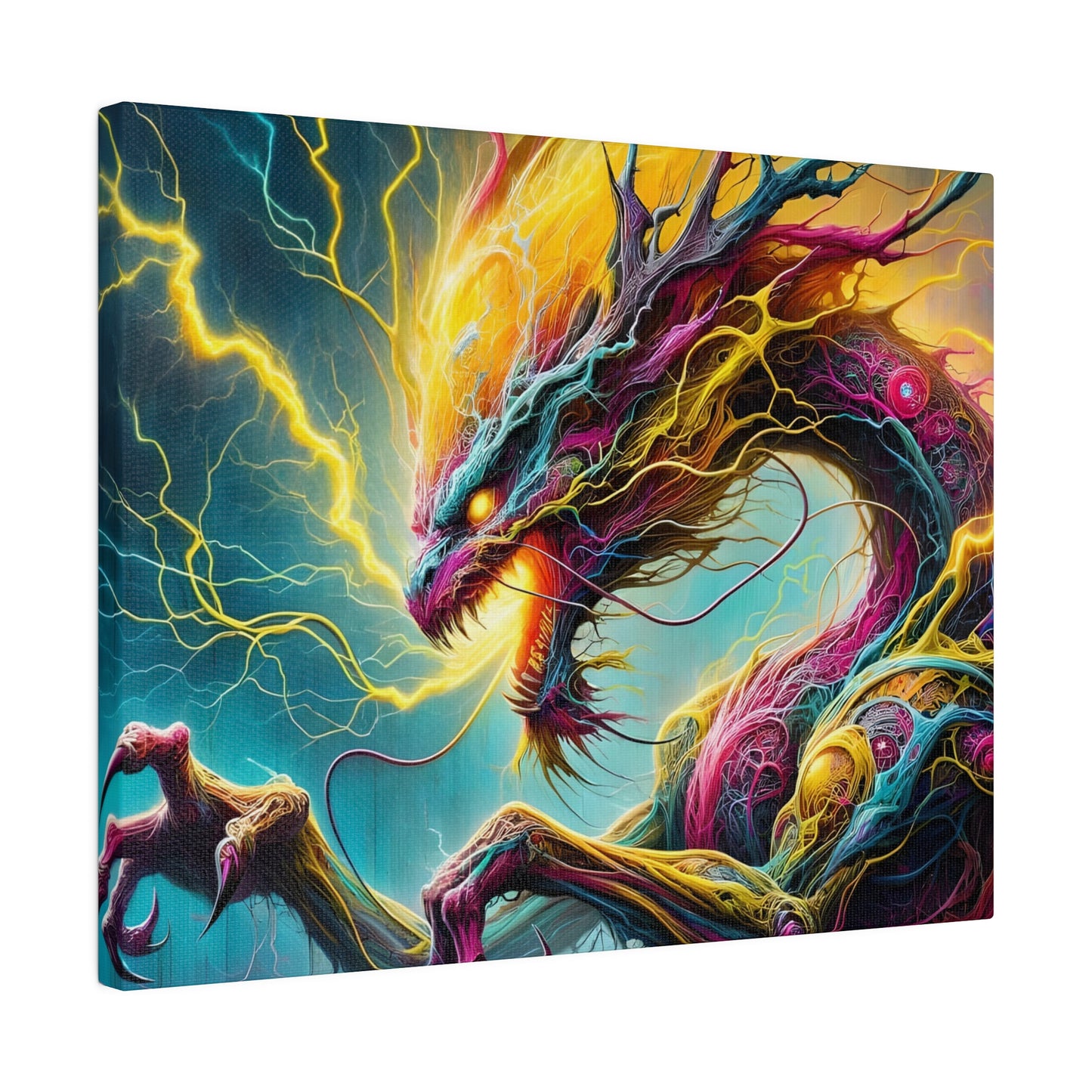 Dragonz Matte Canvas, Stretched, 0.75"