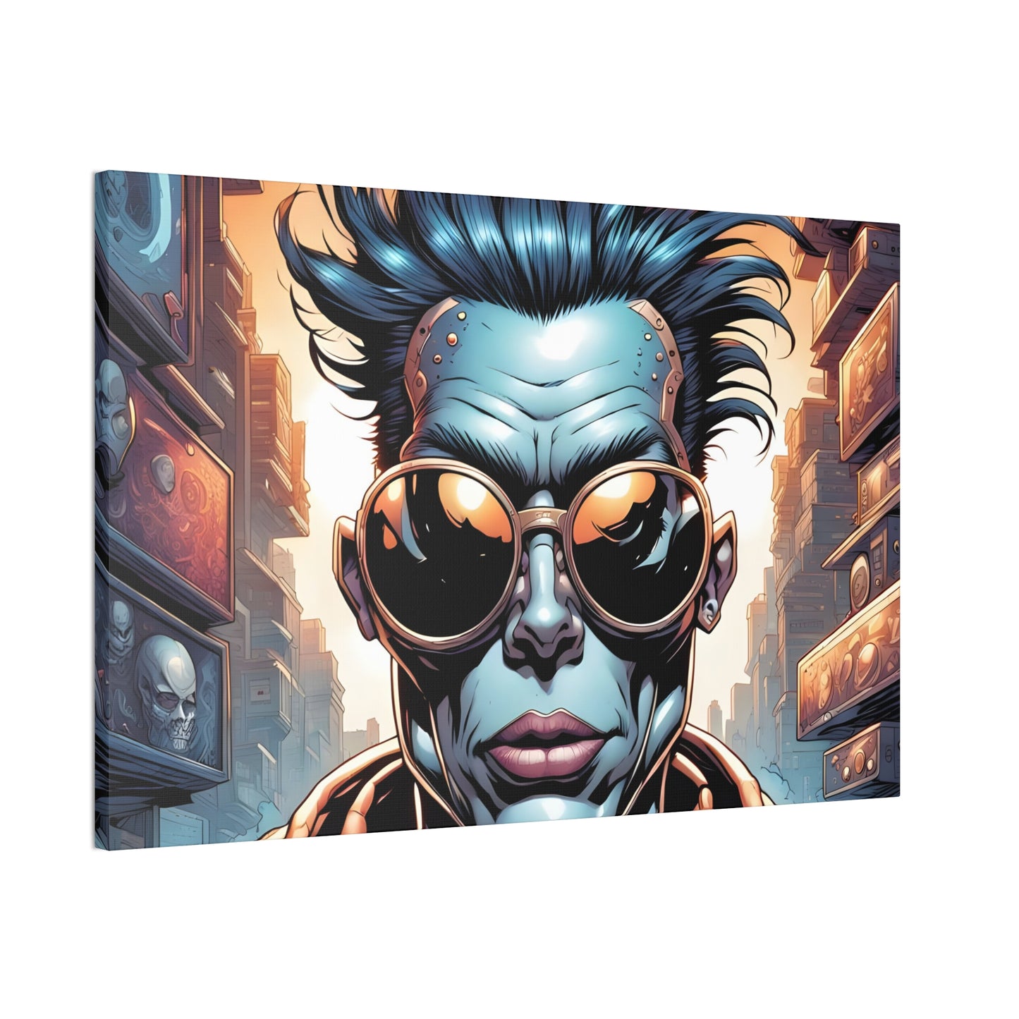 Punkz Canvas Stretched, 0.75"