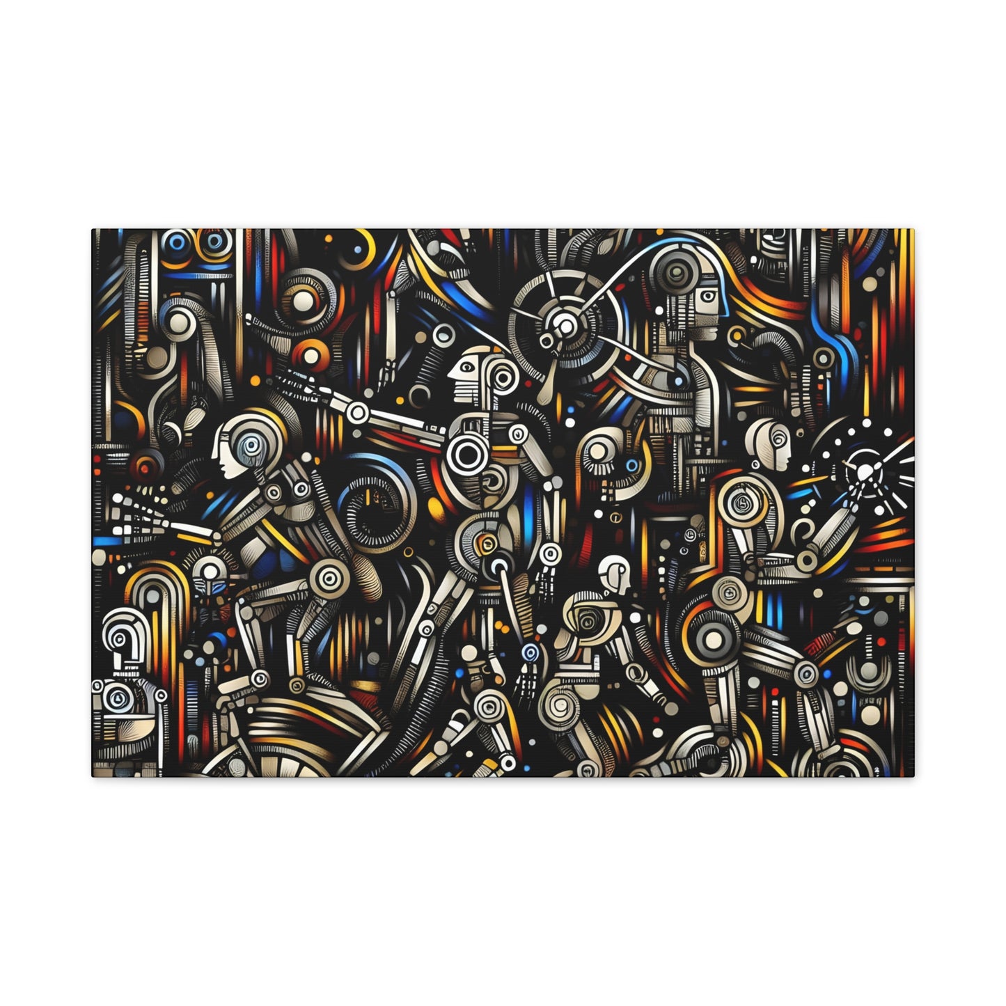 Robotz Canvas Stretched 0.75" Wall Art