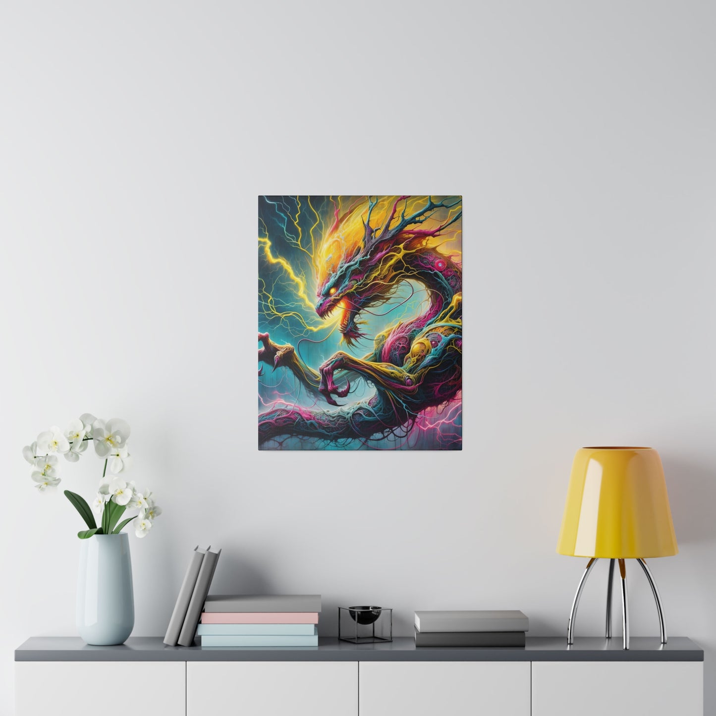 Dragonz Matte Canvas, Stretched, 0.75"