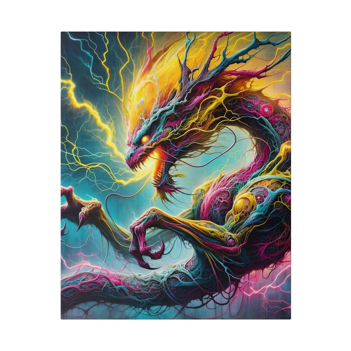 Dragonz Matte Canvas, Stretched, 0.75"