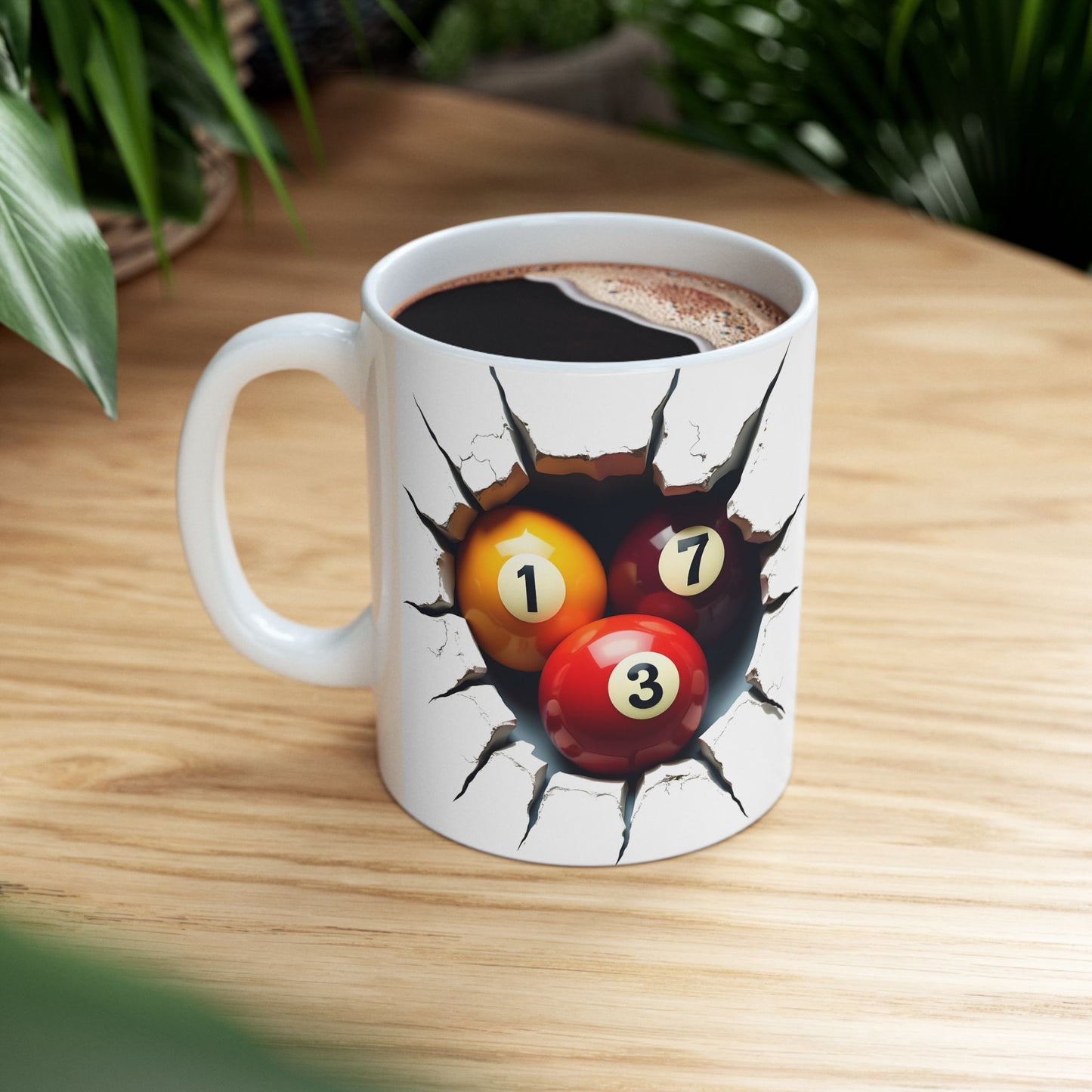 Breakthrough Billiards Ceramic Mug | Pool Lover Gift