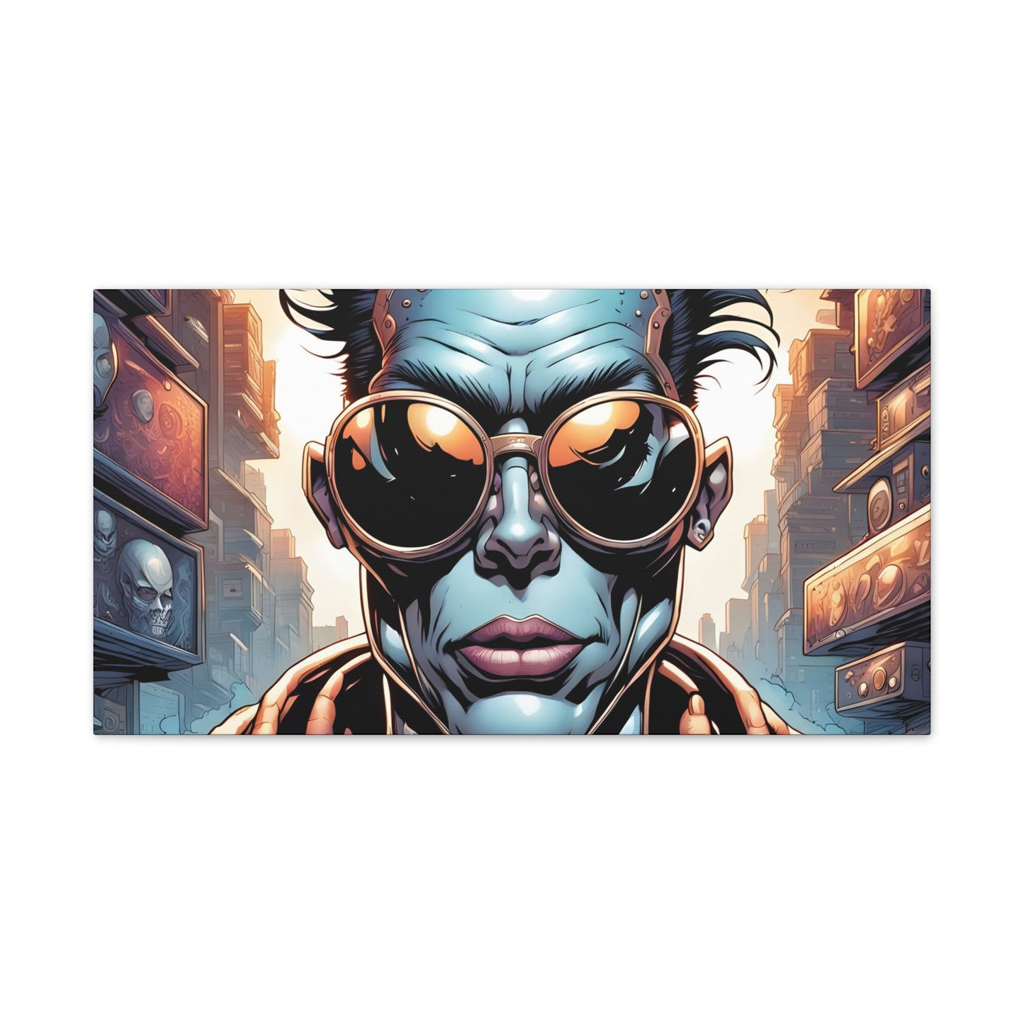 Punkz Canvas Stretched, 0.75"