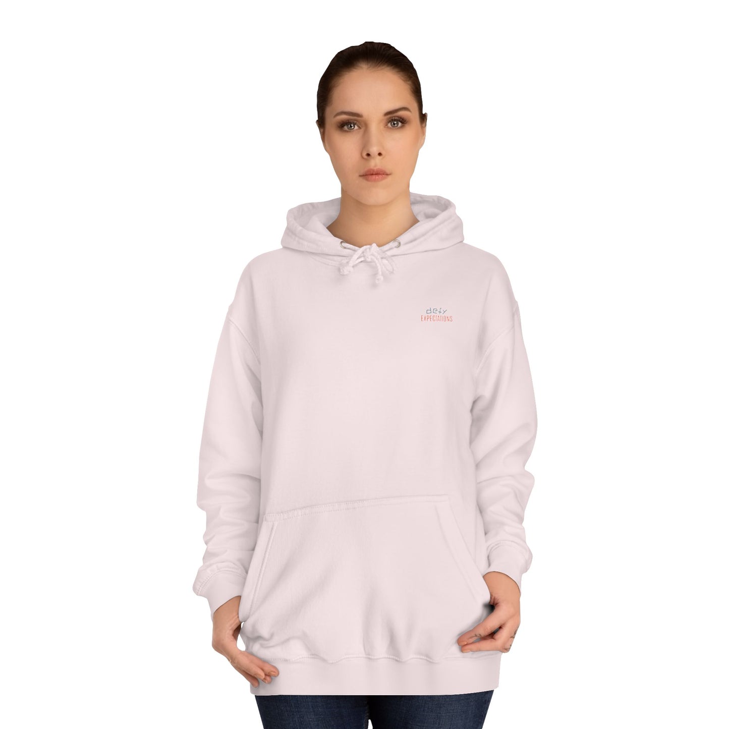 SNRG Unisex Hoodie - Defy Expectations, Sweatshirt, Hooded Jacket, Casual Pullover, Trendy Apparel, Outerwear, Hoodie