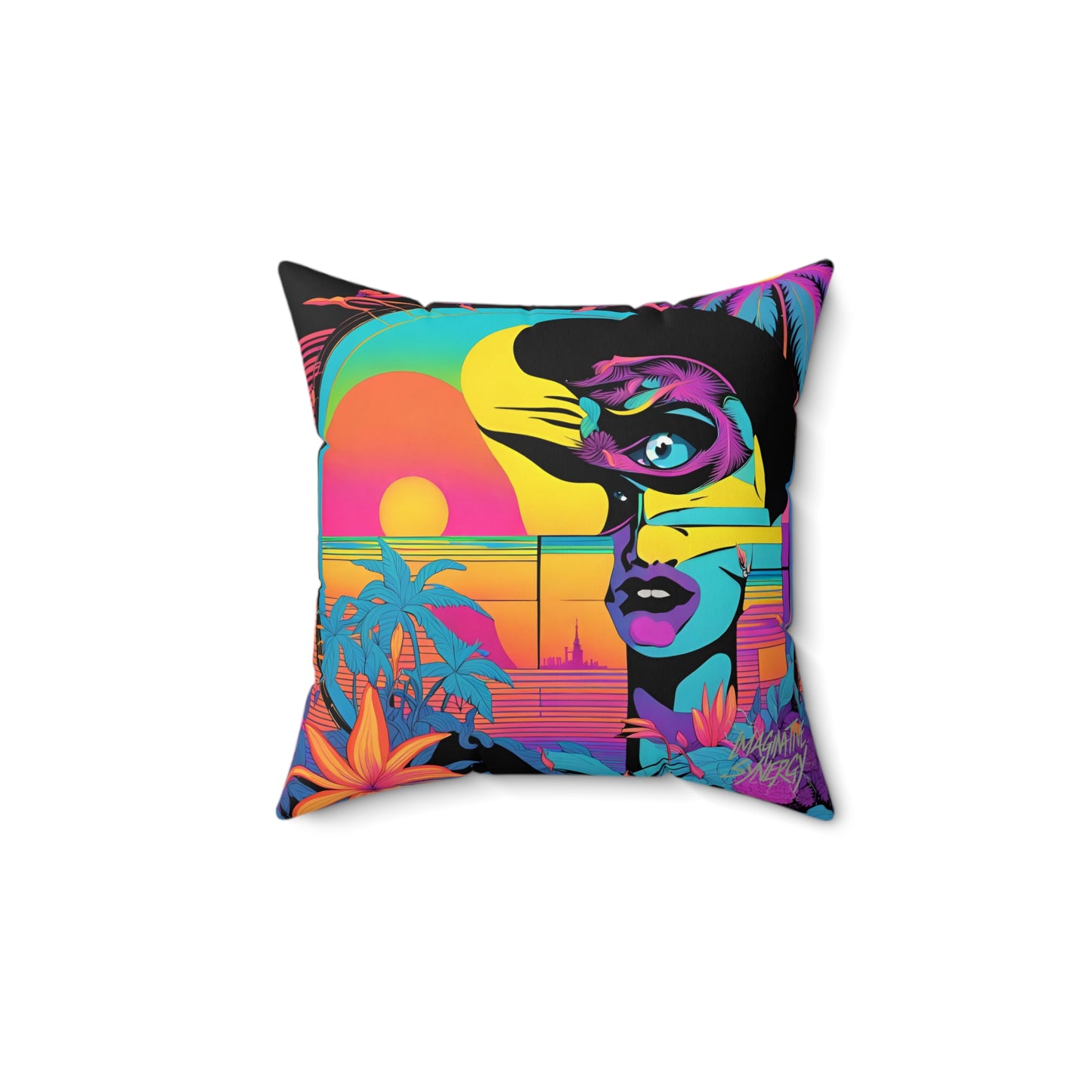 Sunsplash Square Pillow