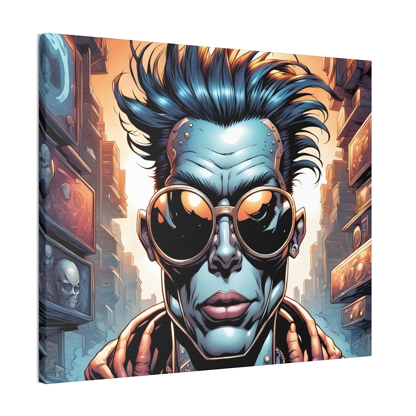 Punkz Canvas Stretched, 0.75"