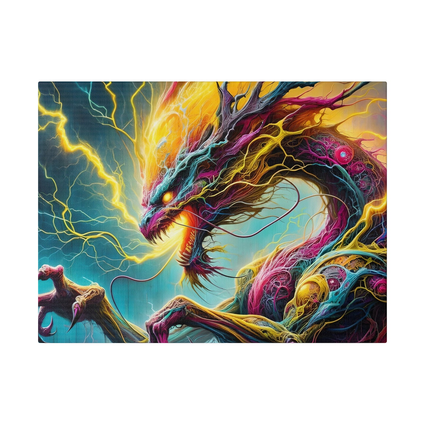 Dragonz Matte Canvas, Stretched, 0.75"