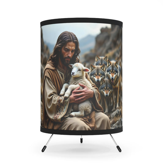 Faith Inspirational Lamp, Decorative Lighting, Home Decor, Unique Gift, Faith-Based Accent, Nightstand Lamp, Cozy Atmosphere