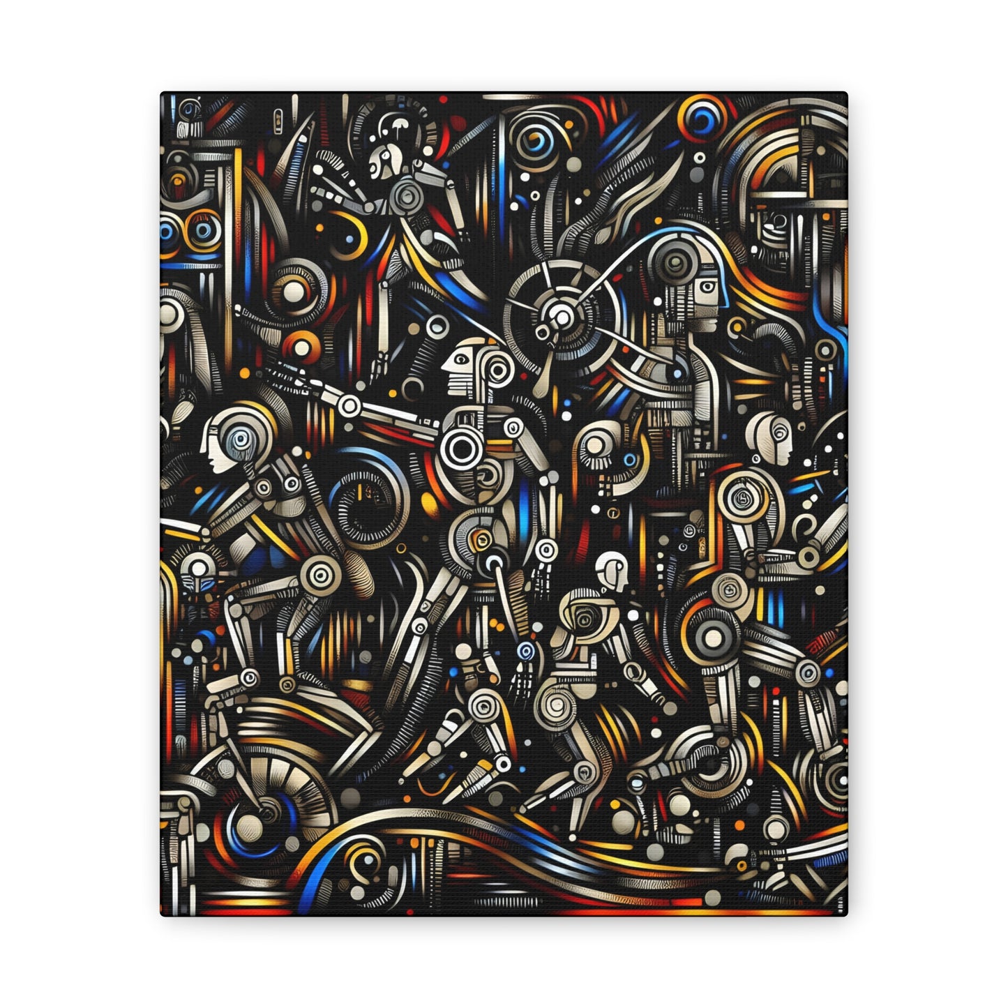 Robotz Canvas Stretched 0.75" Wall Art