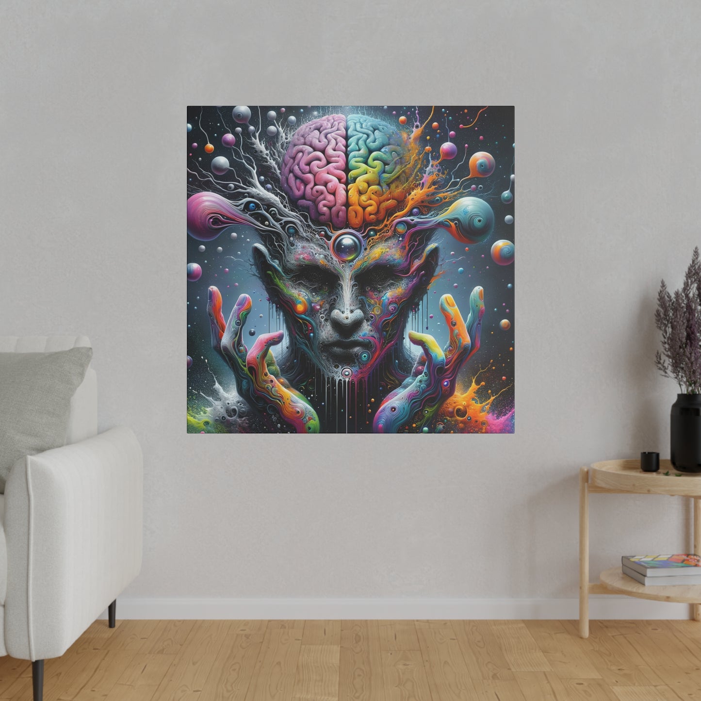 Mind Blown Matte Canvas, Stretched, 0.75"