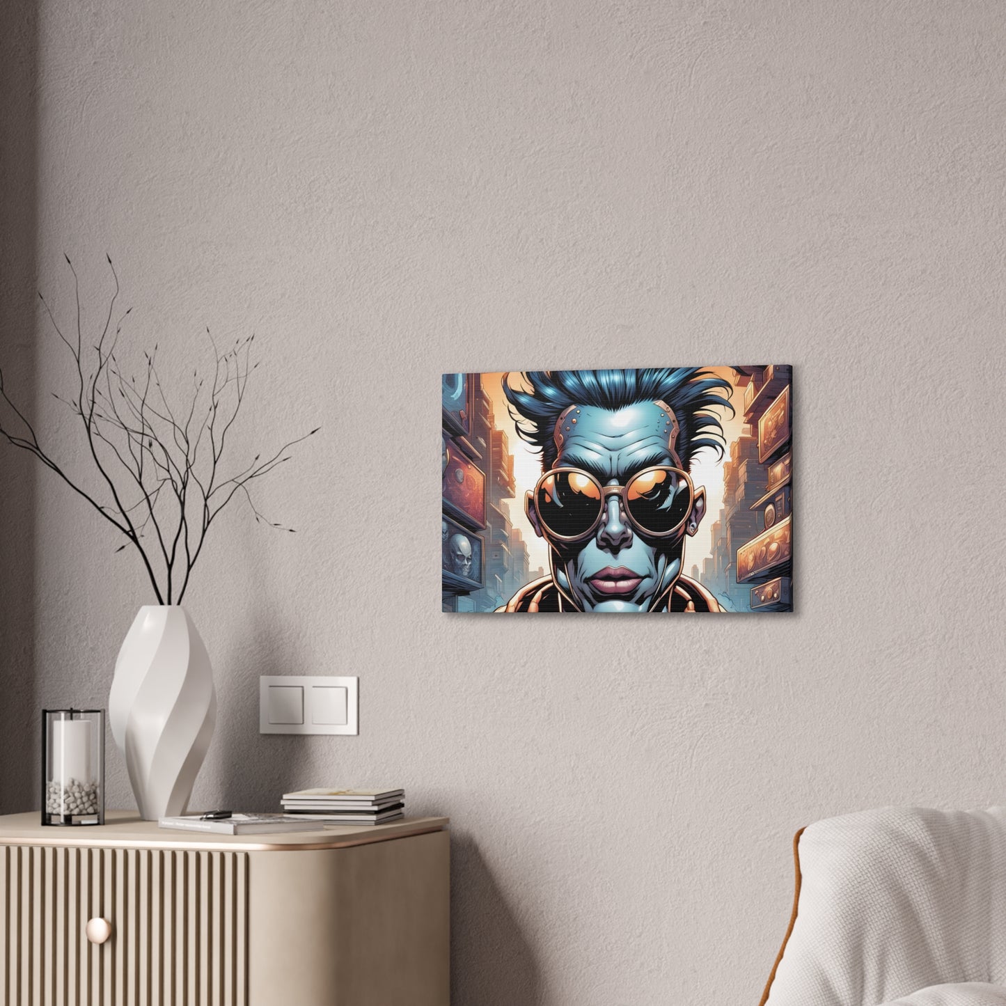 Punkz Canvas Stretched, 0.75"