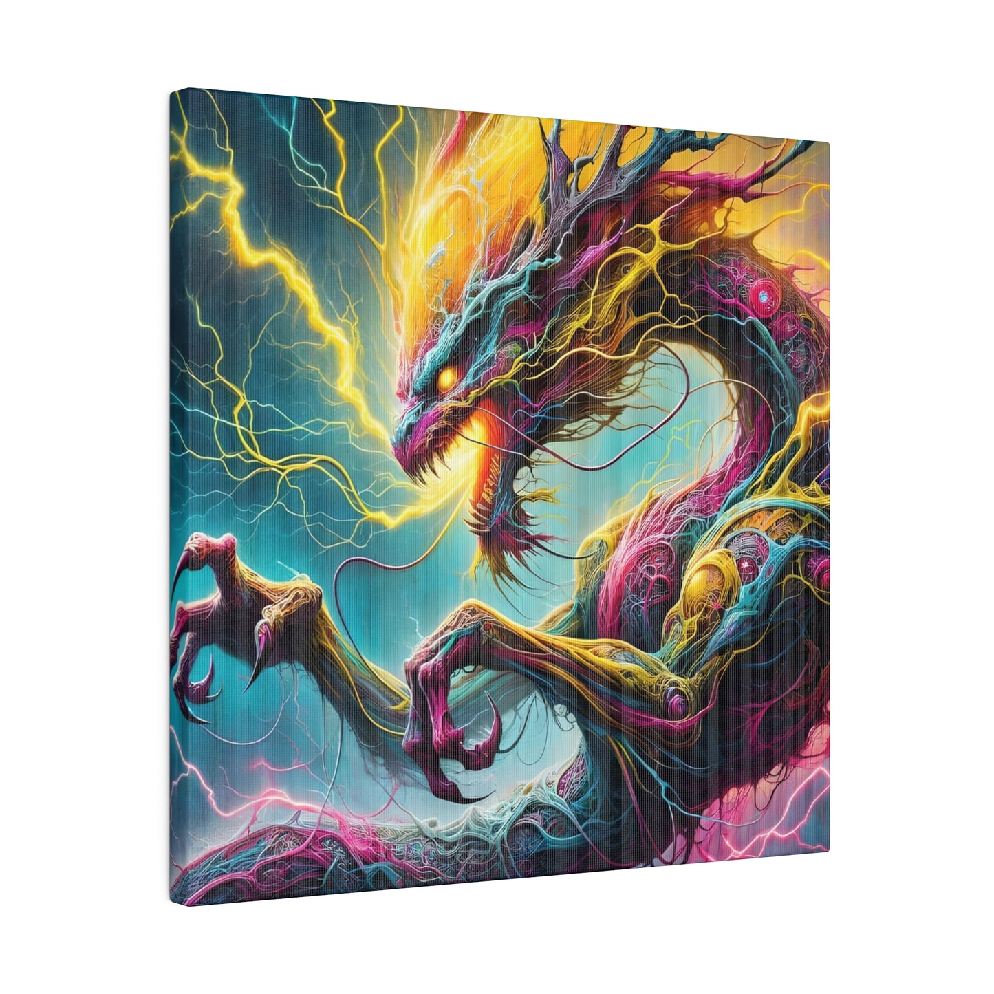 Dragonz Matte Canvas, Stretched, 0.75"