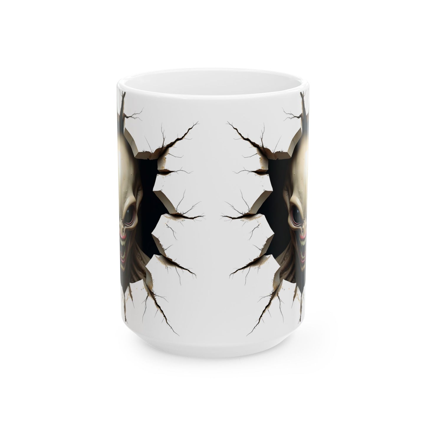 Alien Headz Ceramic Mug - Perfect for Halloween and Coffee Lovers