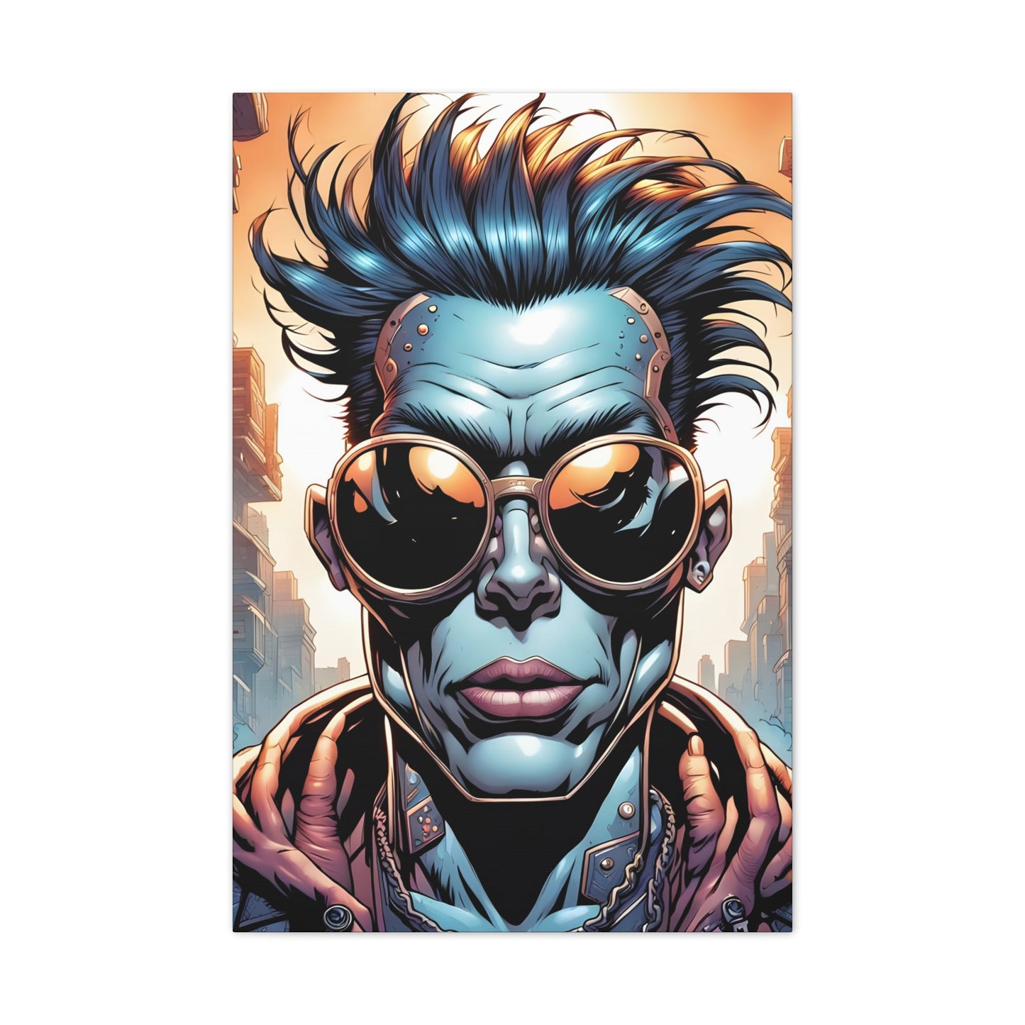 Punkz Canvas Stretched, 0.75"