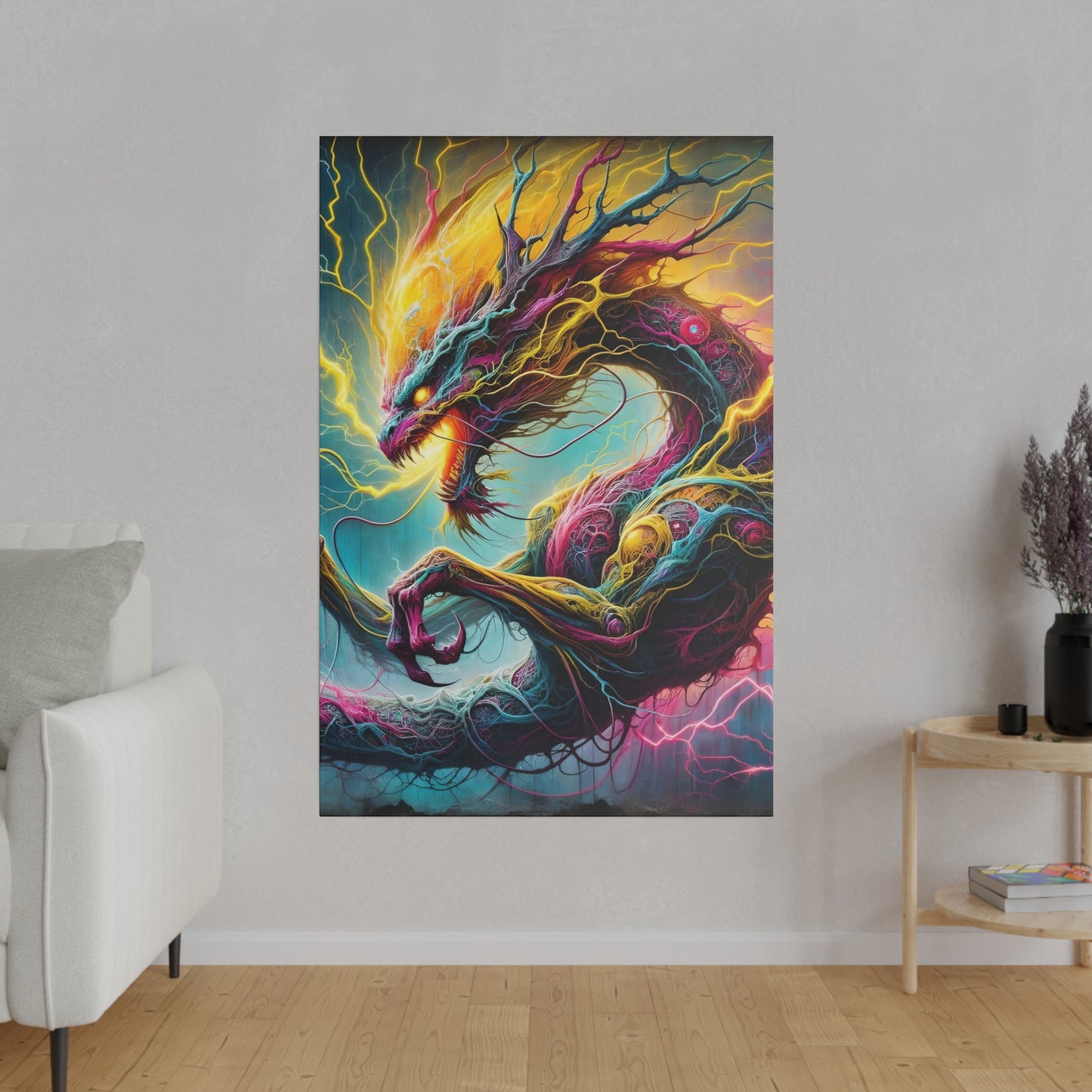 Dragonz Matte Canvas, Stretched, 0.75"