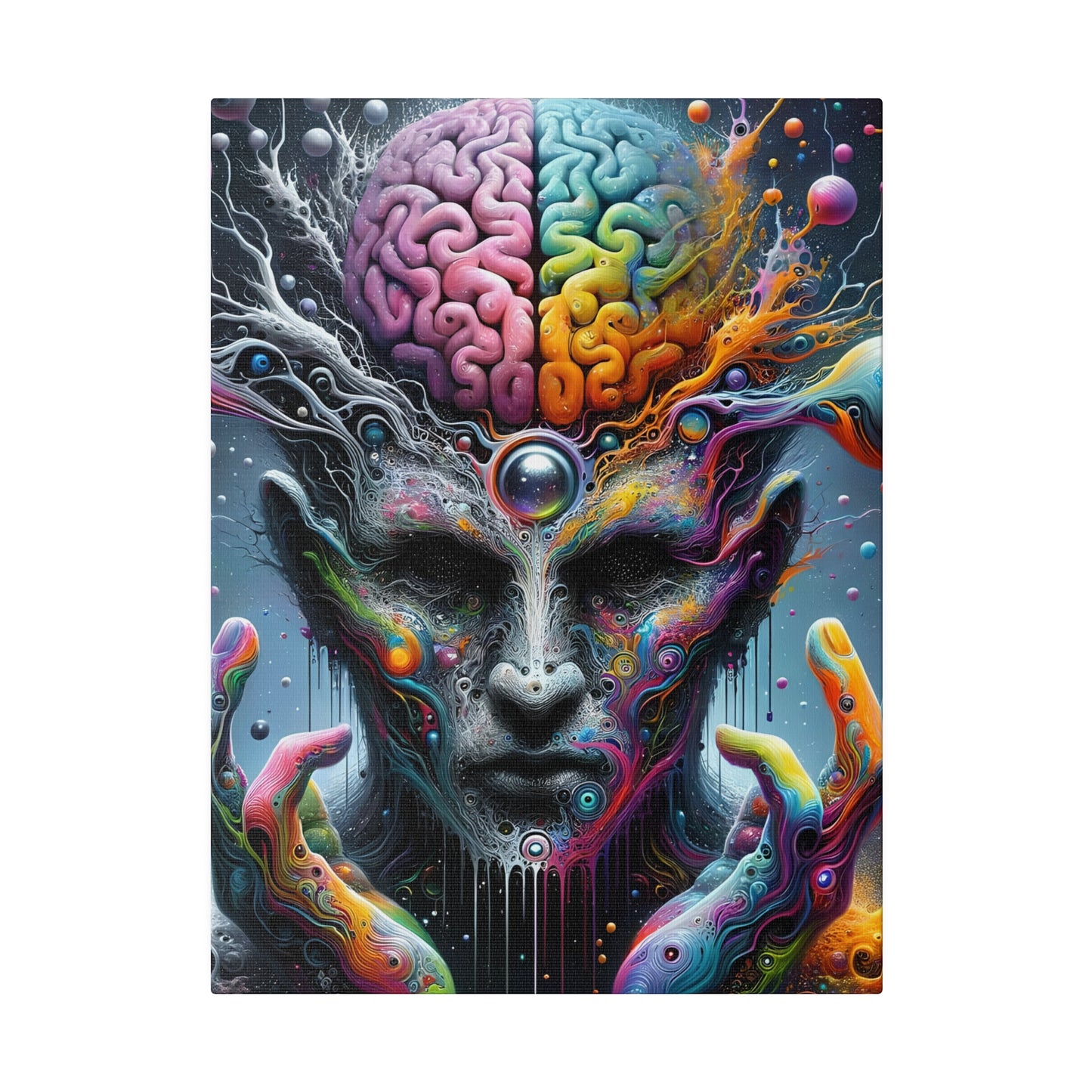 Mind Blown Matte Canvas, Stretched, 0.75"