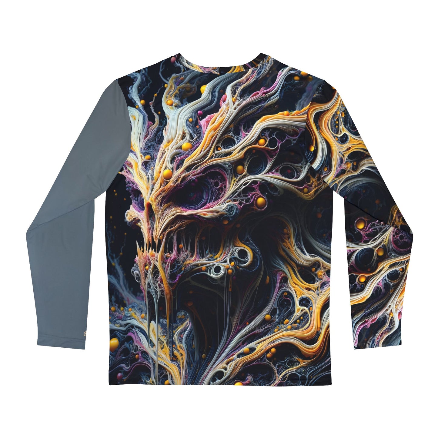Men's Long Sleeve Shirt, Abstractz, Casual Apparel, Unique Top, Premium Soft Feel, Custom Design