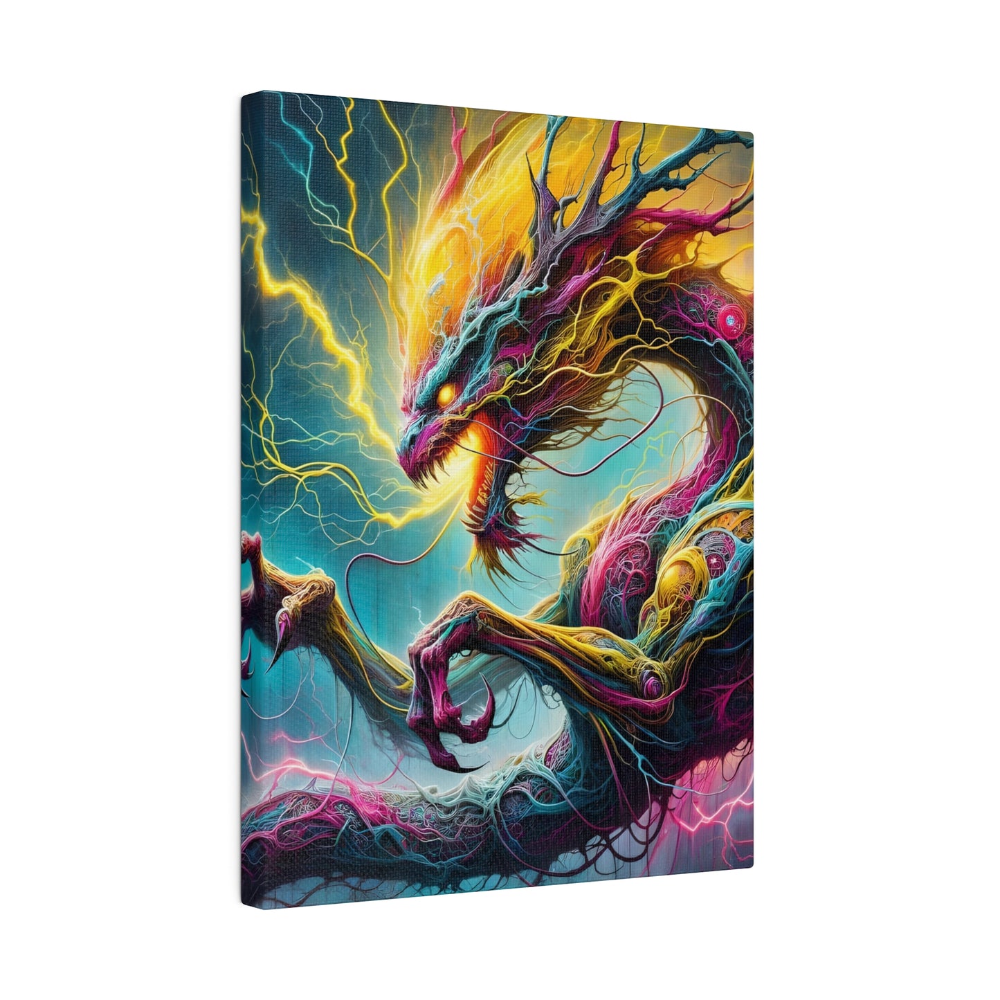 Dragonz Matte Canvas, Stretched, 0.75"