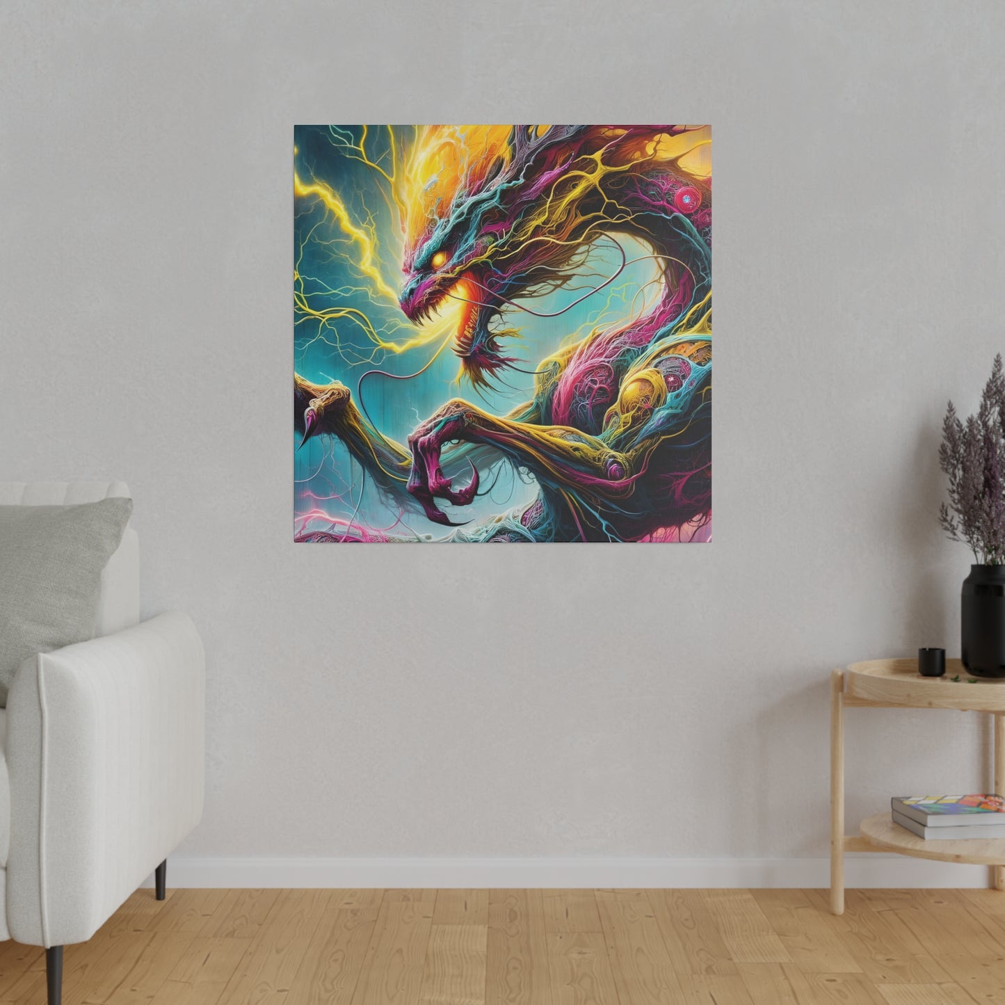 Dragonz Matte Canvas, Stretched, 0.75"