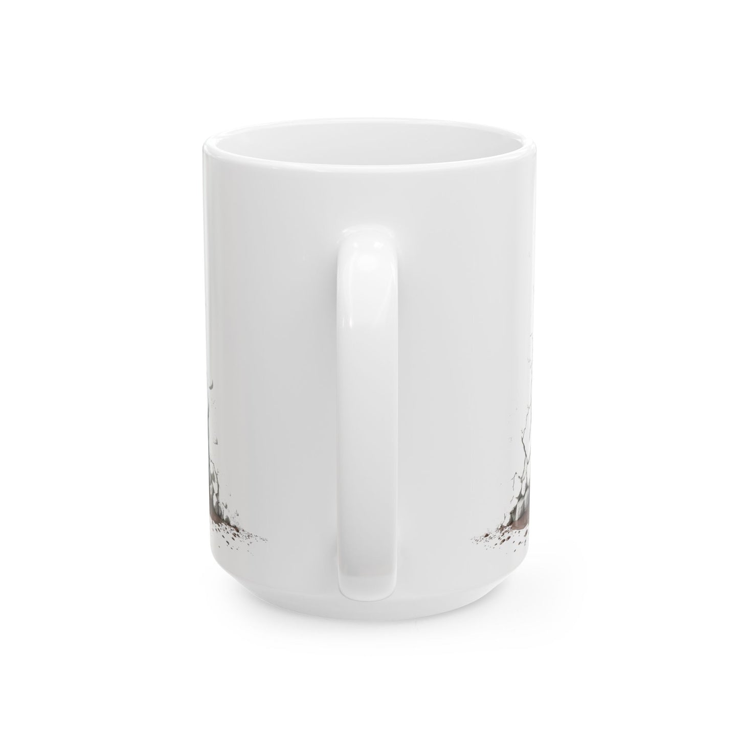 Unique Cracked  Ceramic Mug -  Home Decor, Coffee Enthusiasts