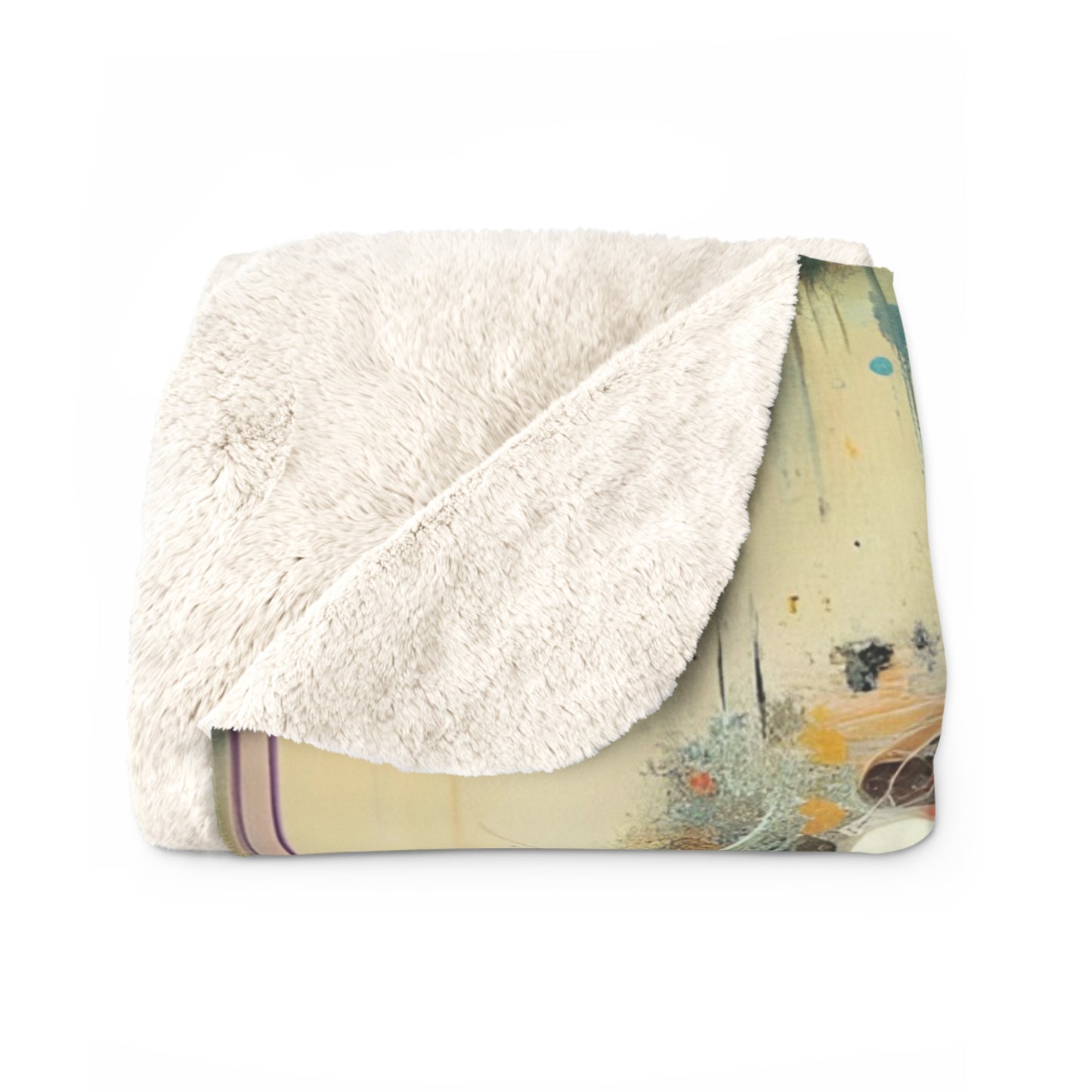 Neural Zombie Sherpa Fleece Blanket