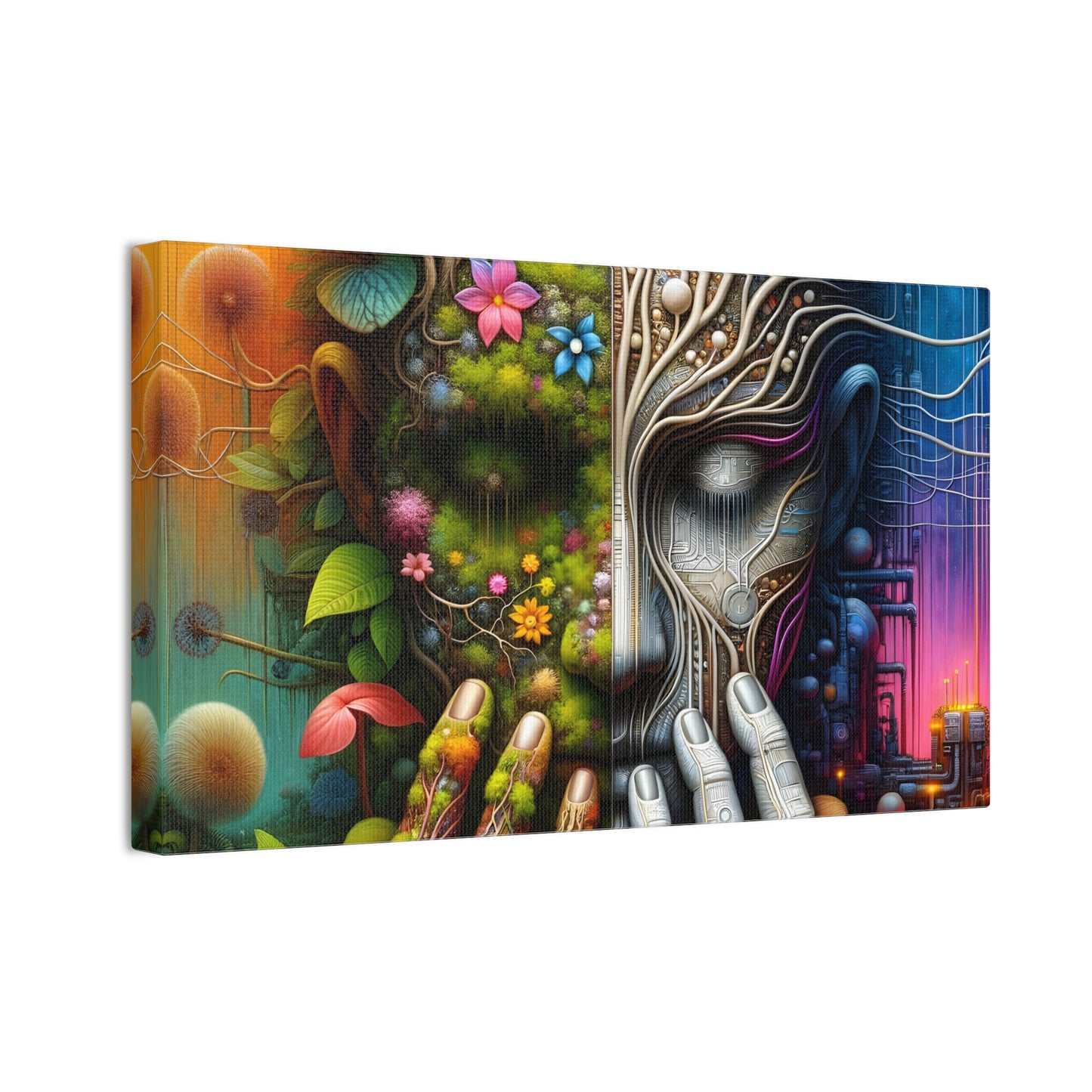 Duality Canvas Art - Stunning Stretched Wall Decor