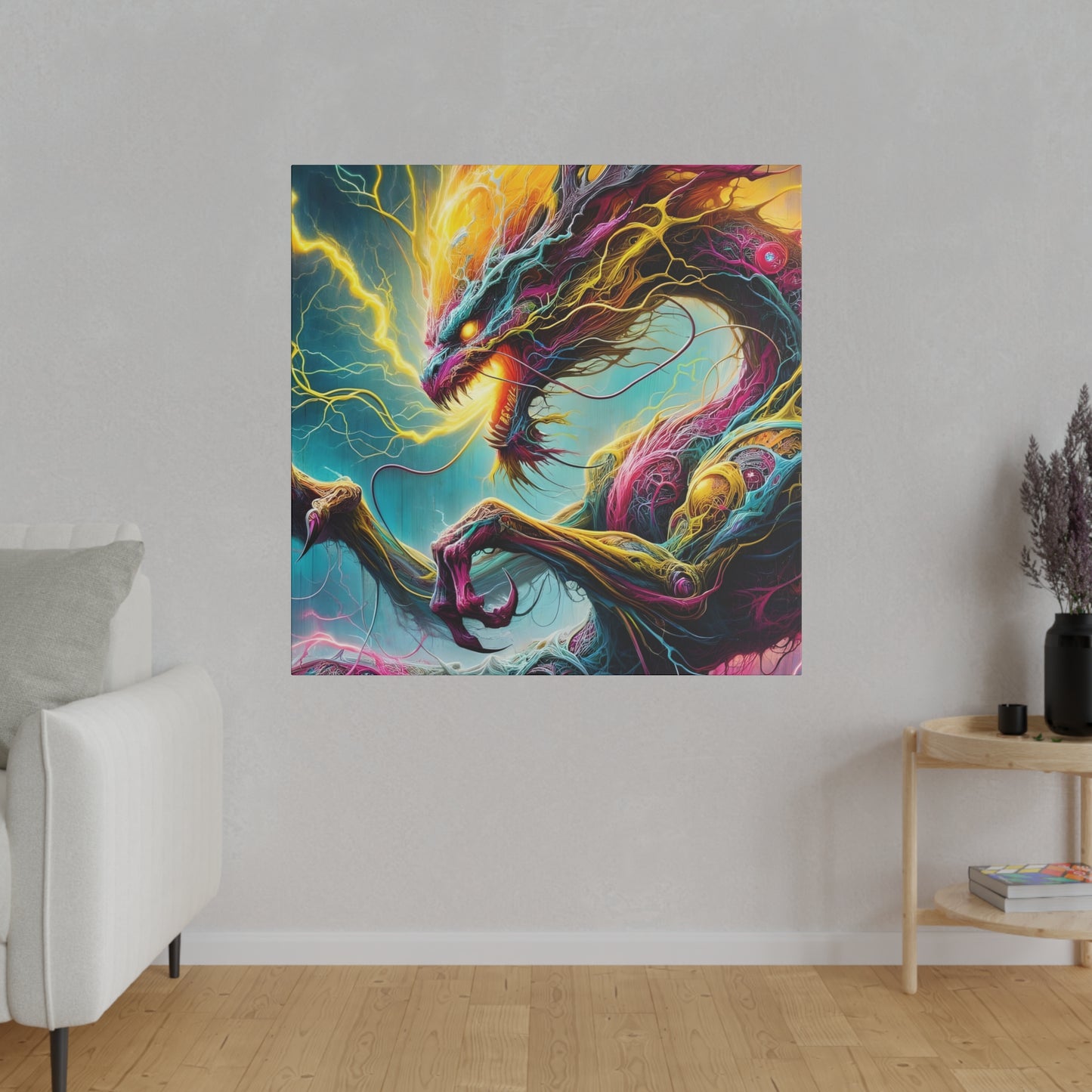 Dragonz Matte Canvas, Stretched, 0.75"