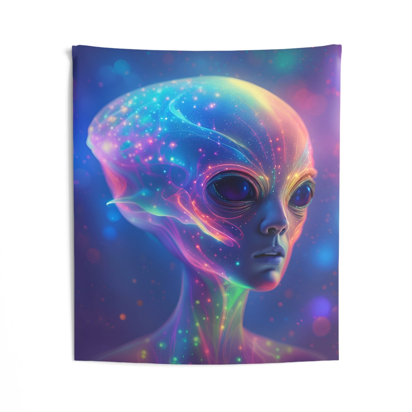 Alien Headz Indoor Wall Tapestry