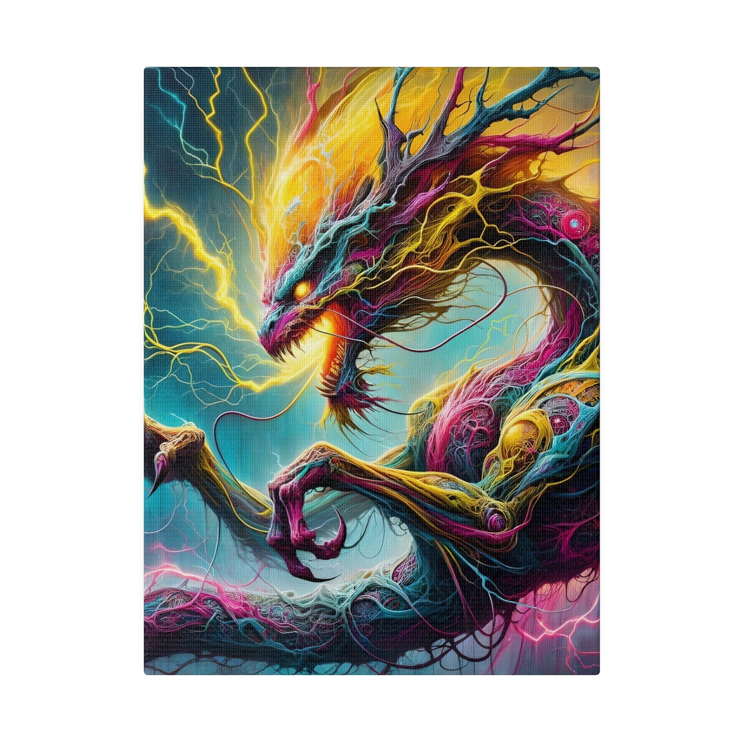Dragonz Matte Canvas, Stretched, 0.75"