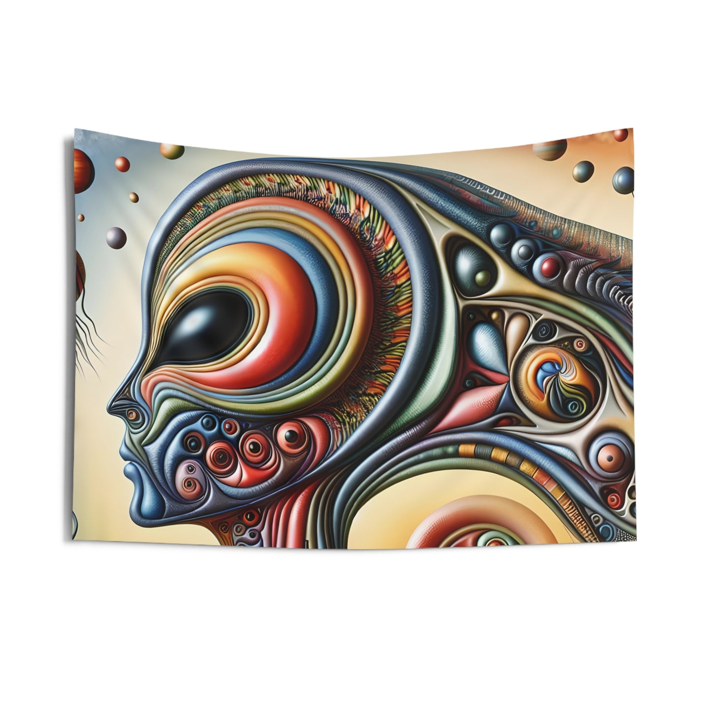 Alien Headz Indoor Wall Tapestry