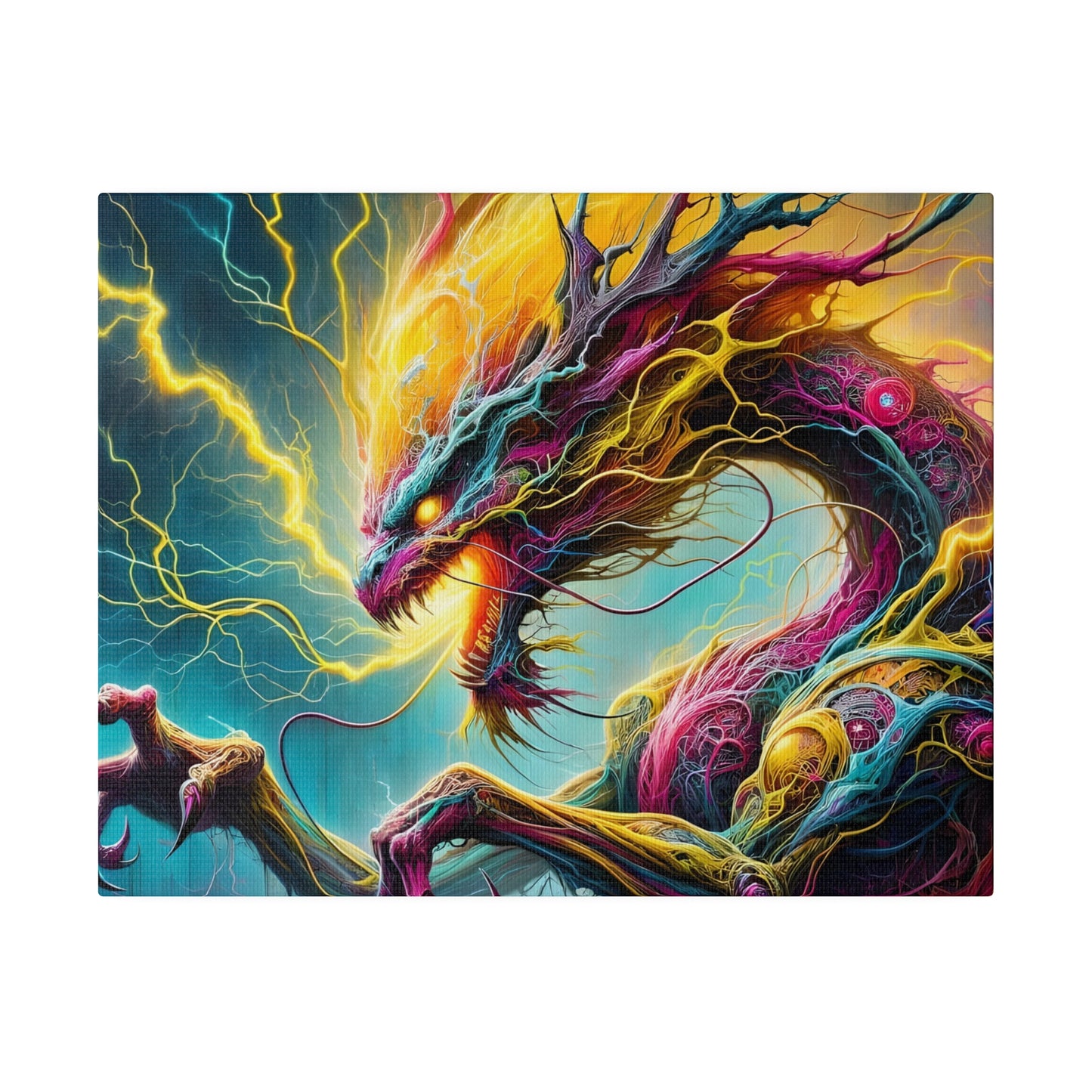 Dragonz Matte Canvas, Stretched, 0.75"