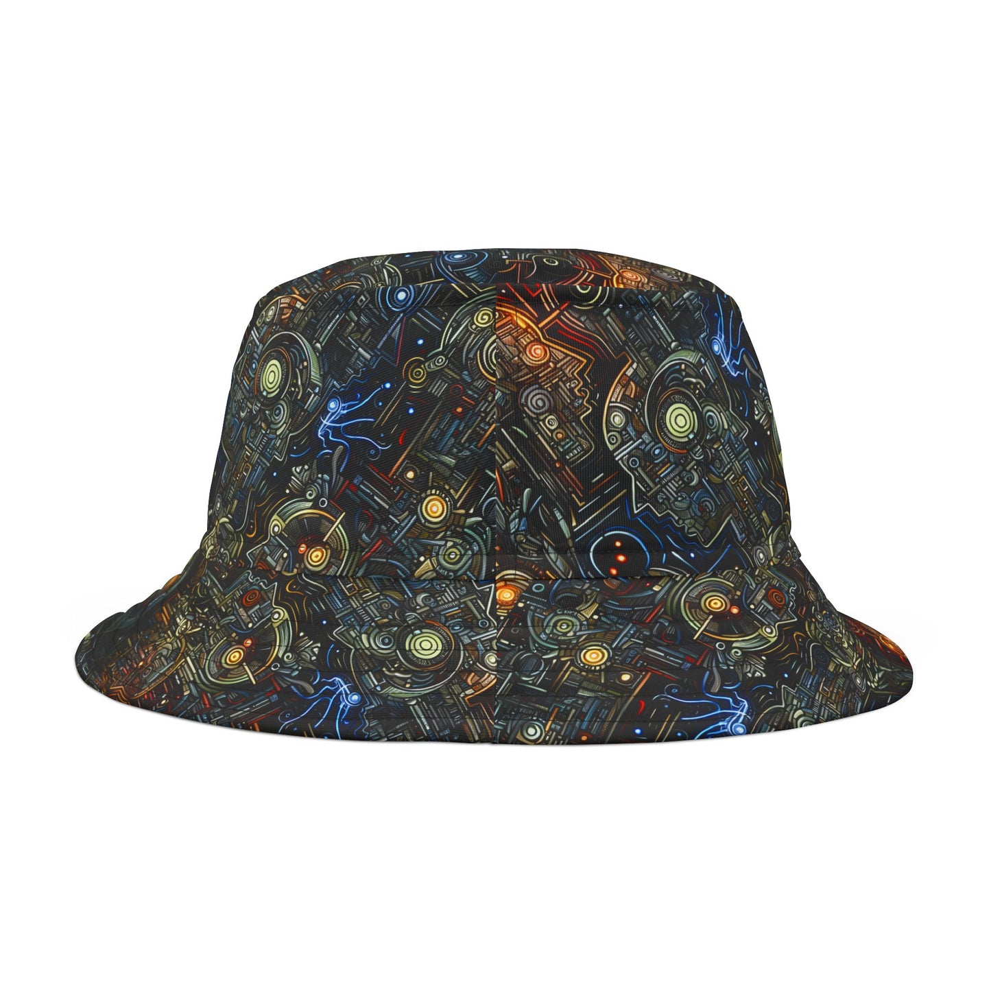 SNRG Robotz Bucket Hat, Unique Streetwear Cap, Hip Hop Headwear,  Fashion Accessory, Trendy Hat