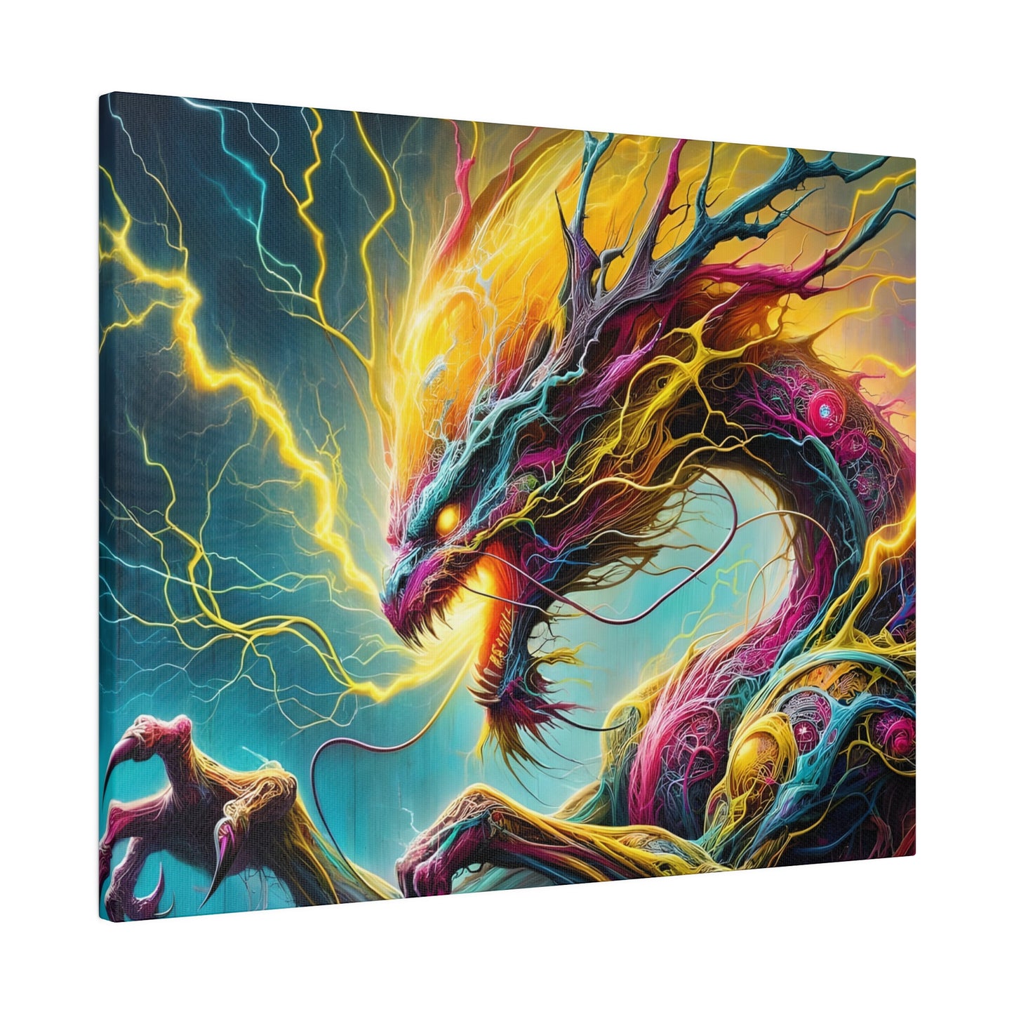 Dragonz Matte Canvas, Stretched, 0.75"