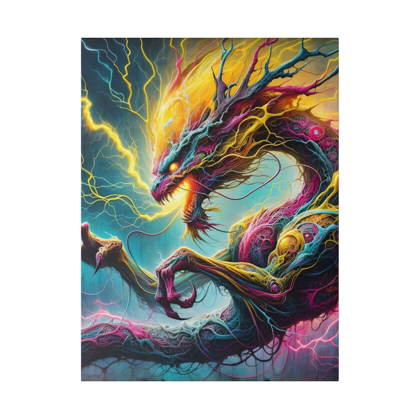 Dragonz Matte Canvas, Stretched, 0.75"