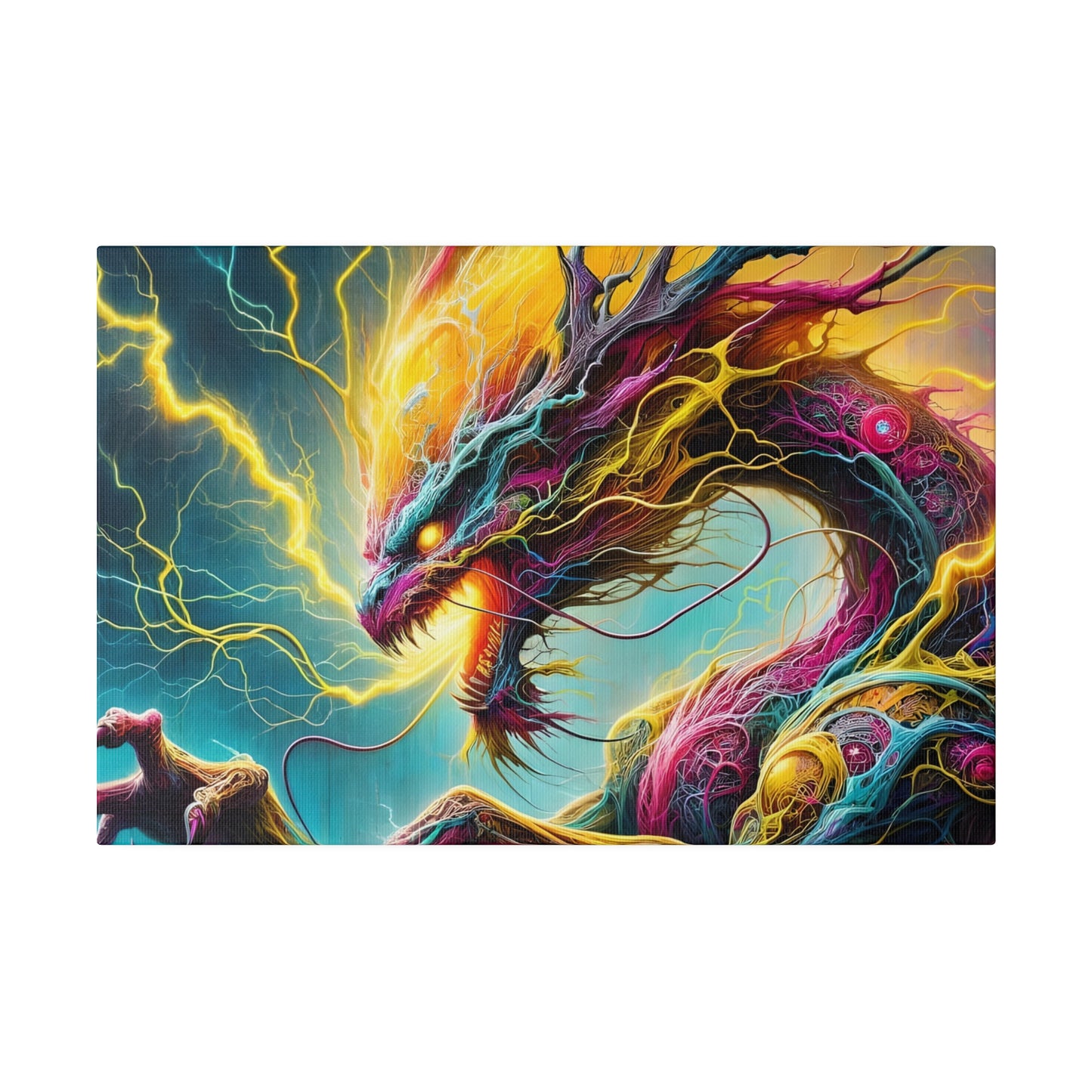 Dragonz Matte Canvas, Stretched, 0.75"