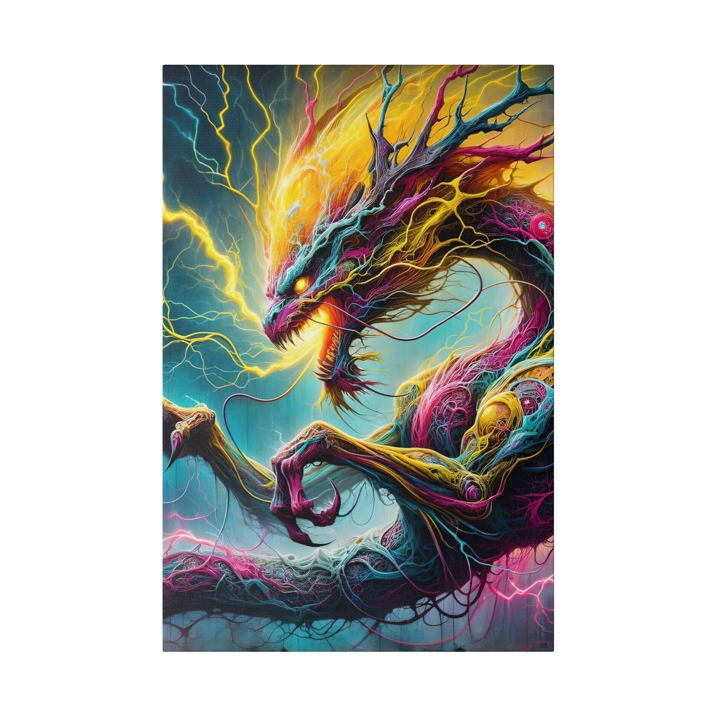 Dragonz Matte Canvas, Stretched, 0.75"