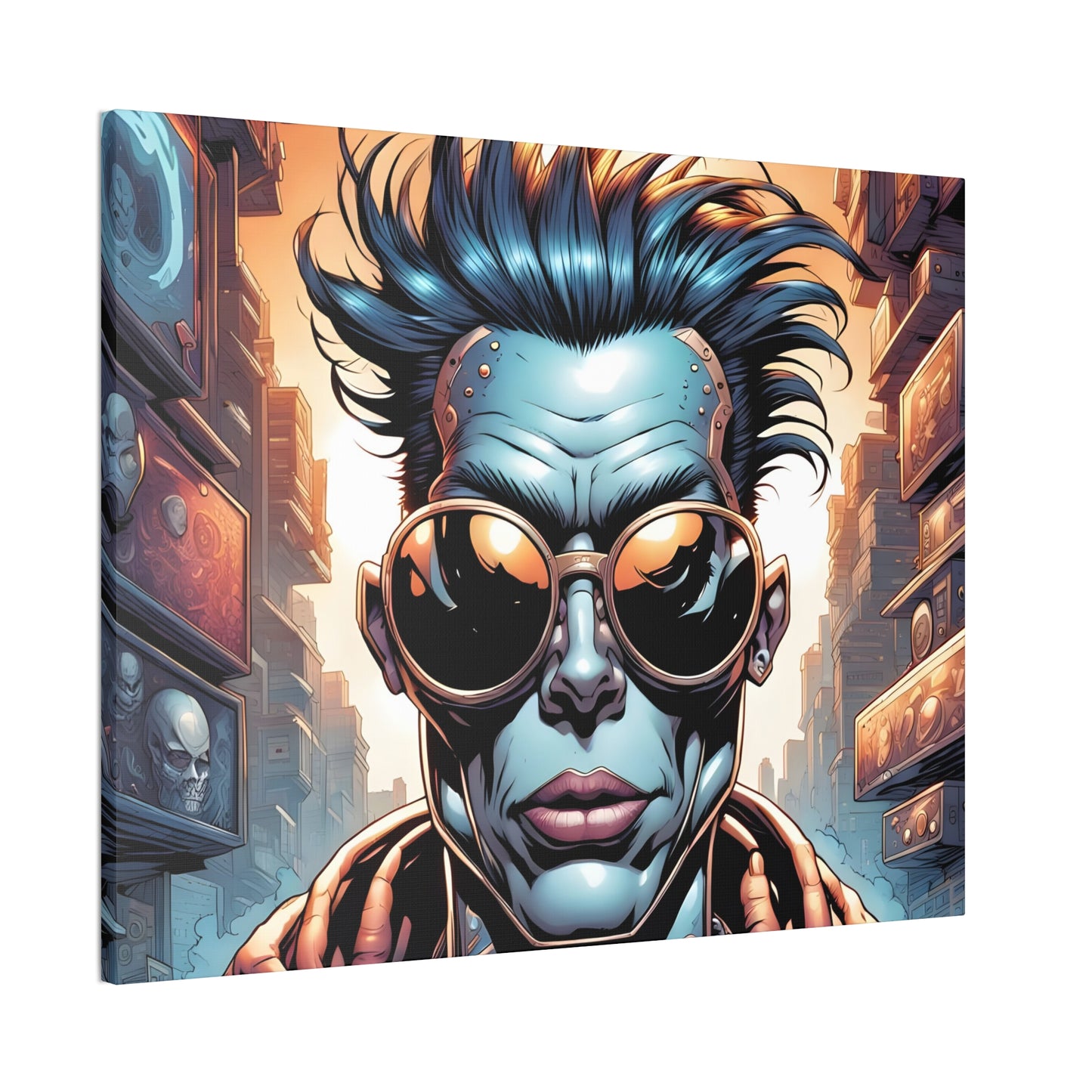 Punkz Canvas Stretched, 0.75"